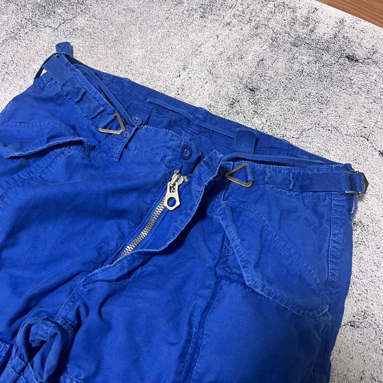 Polo Ralph Lauren × Vintage Polo Ralph Lauren Vintage Cargo Pants Paratrooper double Size US 33 - 3 Thumbnail