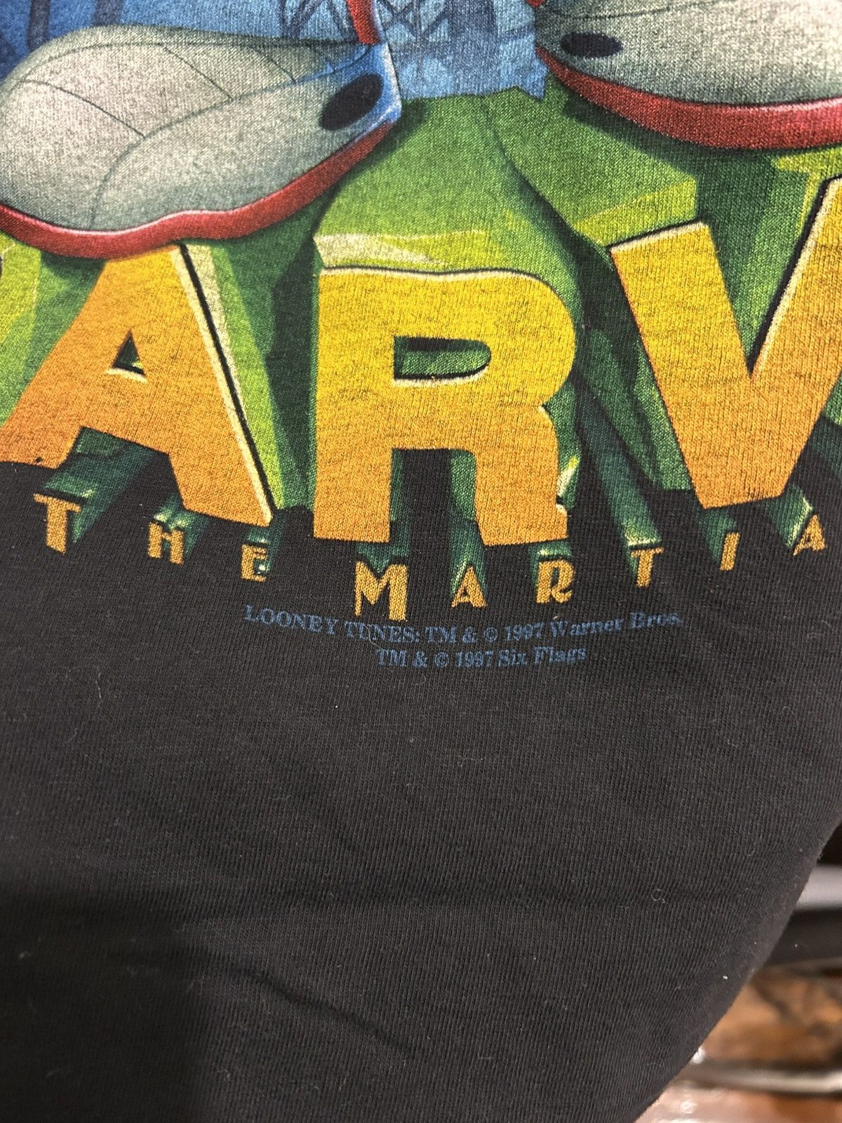 Vintage 1997 Marvin Martian T-Shirt Size US XL / EU 56 / 4 - 5 Thumbnail