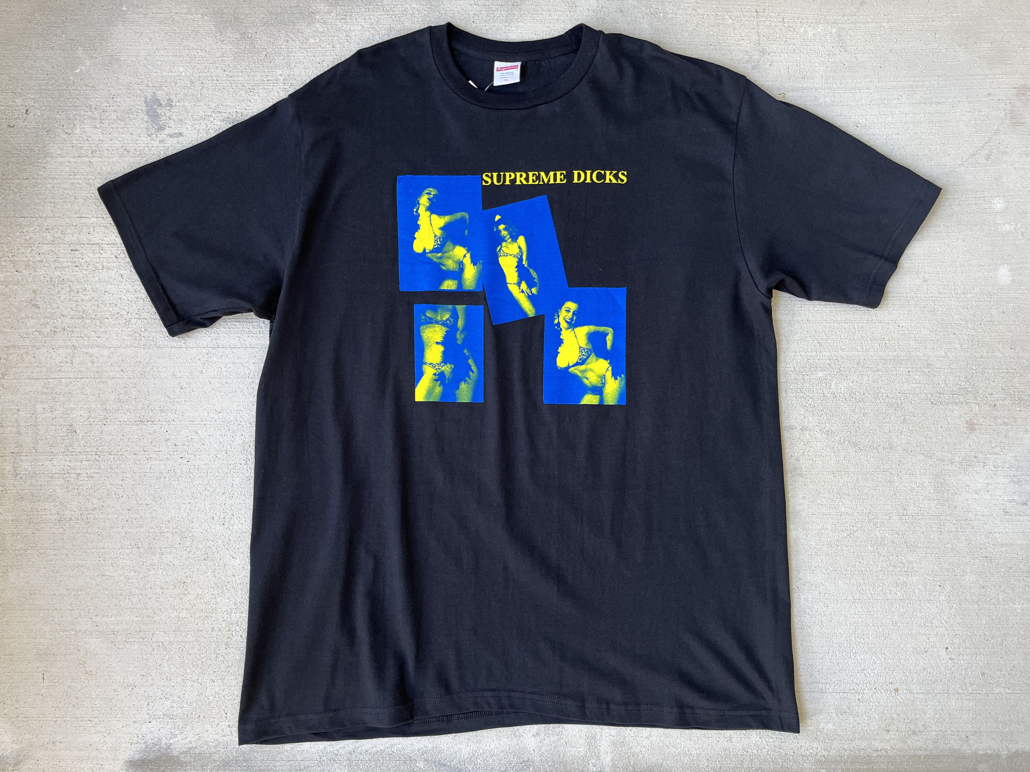 S*K様 Supreme Dicks Tシャツ S ブルー 青色 Supreme Dicks Tシャツ S ブルー 青色