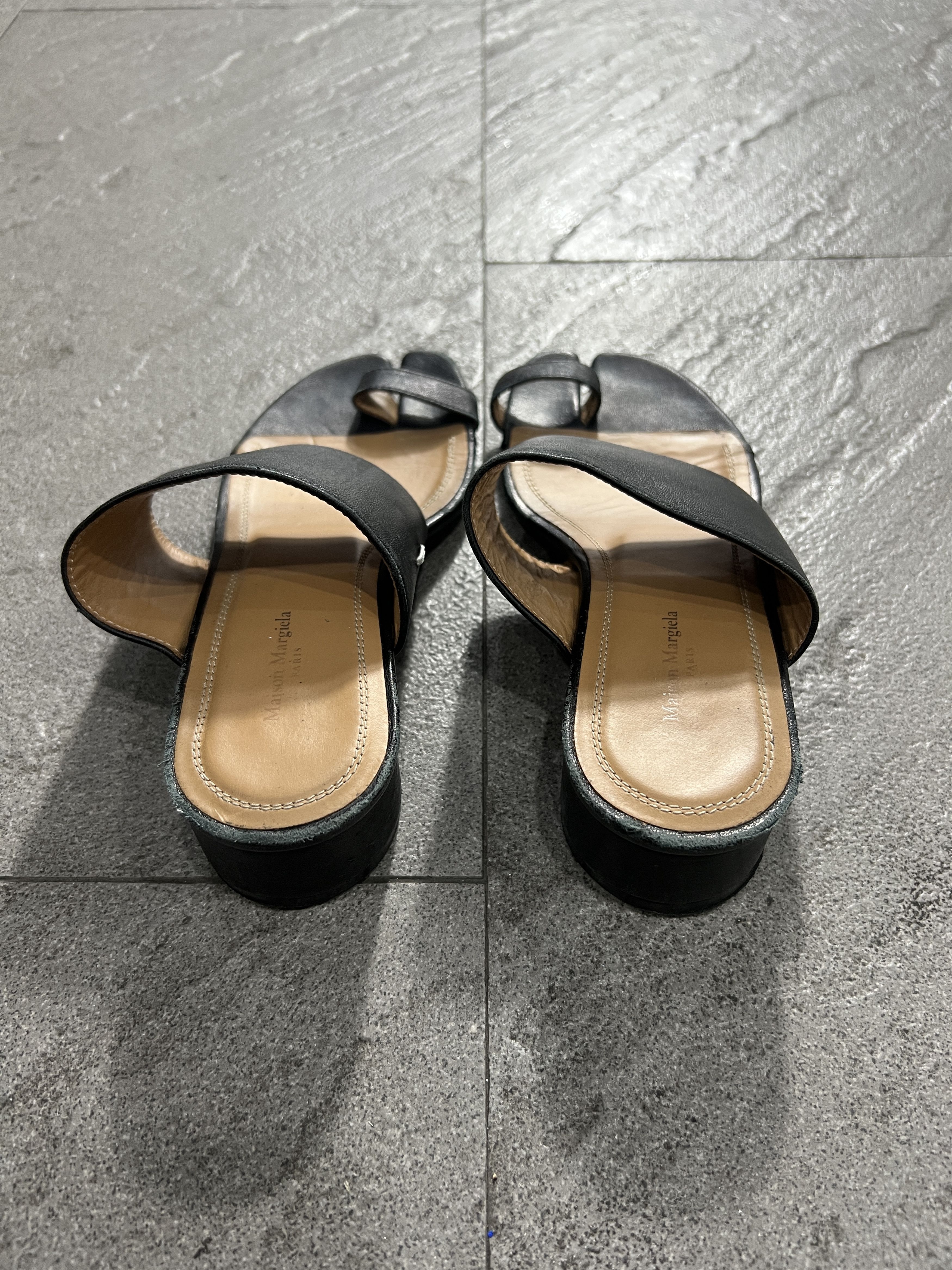 Maison Margiela Maison Margiela 22 Black Tabi Mule Sandals Low Heel EU36 Size US 6 / IT 36 - 5 Thumbnail