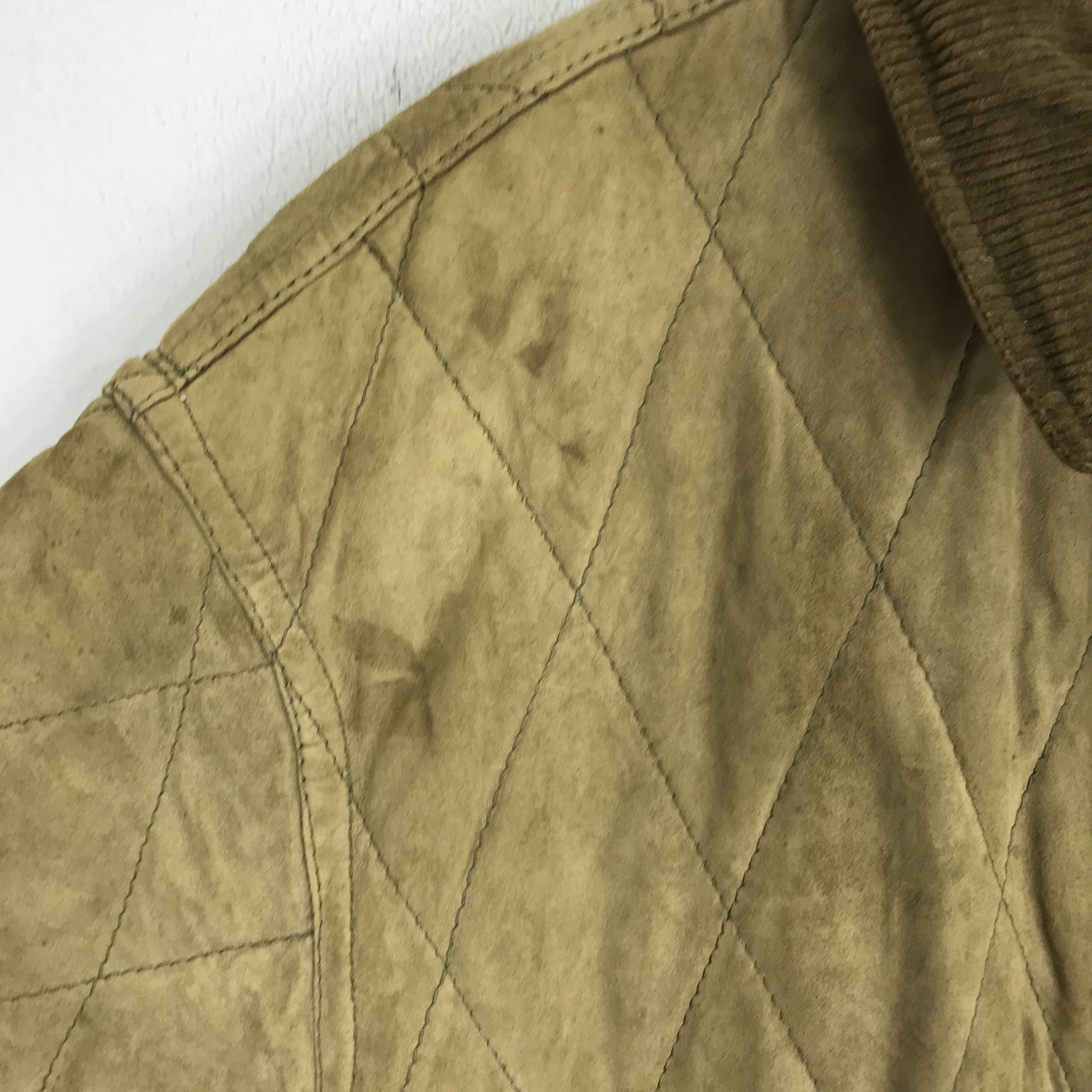 Salvatore Ferragamo × Vintage Vintage Salvatore Ferragamo Italy Quilted Leather Jacket Size US L / EU 52-54 / 3 - 9 Thumbnail