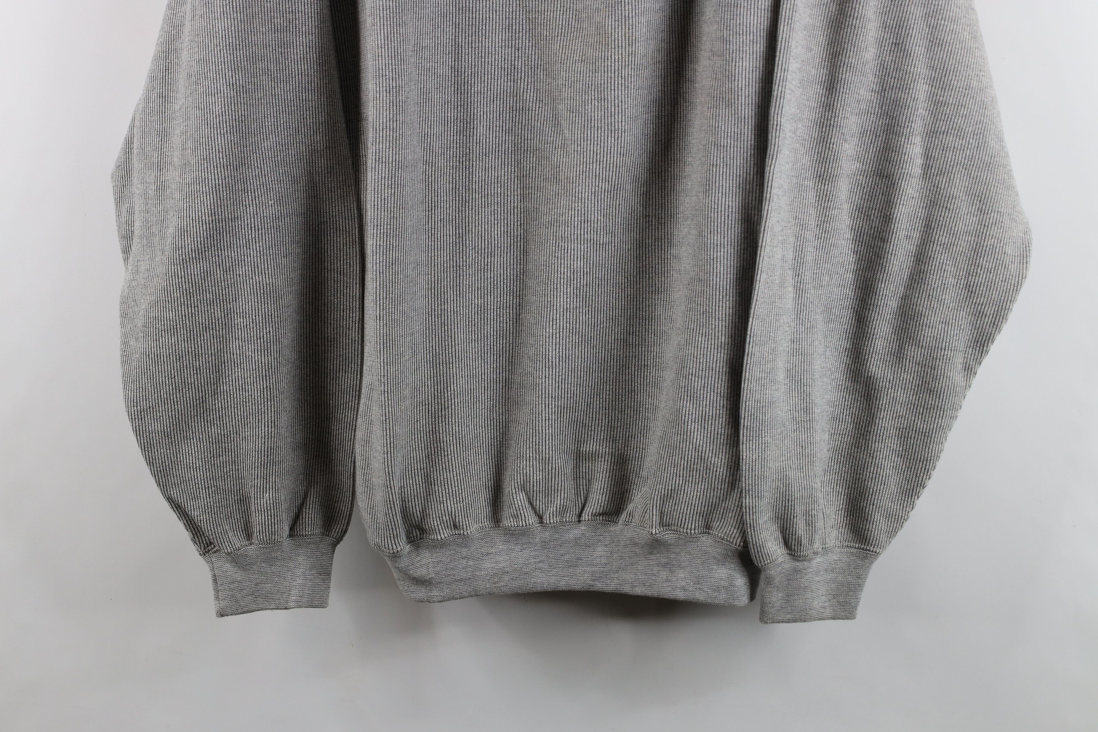 Vintage Vintage 90s Streetwear Knit Half Zip Pullover Sweatshirt Size US L / EU 52-54 / 3 - 3 Thumbnail