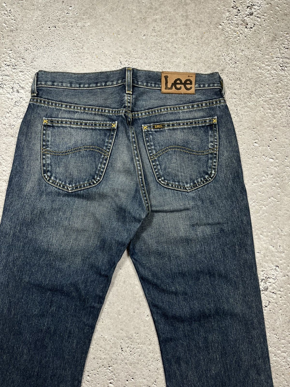 Lee Vintage Lee Blue Jeans 33x34 Bootcut Slight Flare Fit Denim Size US 33 - 5 Thumbnail