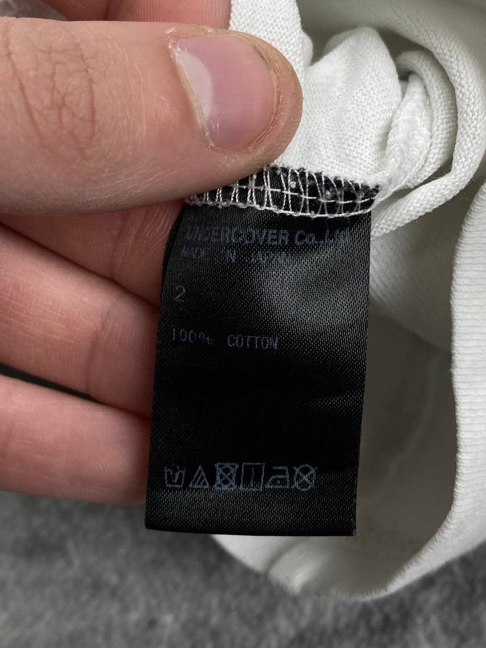 Undercover Undercover Demon Big Logo T Shirt Men Size 2 White Size US L / EU 52-54 / 3 - 6 Thumbnail