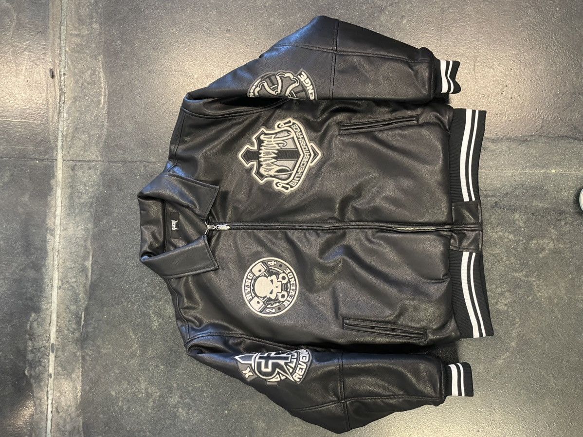 Revenge Revenge Leather Bomber Size US XXL / EU 58 / 5 - 1 Thumbnail