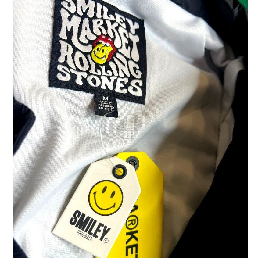 Market Rolling Stones x Market Studios Black Windbreaker Jacket Size US M / EU 48-50 / 2 - 3 Thumbnail