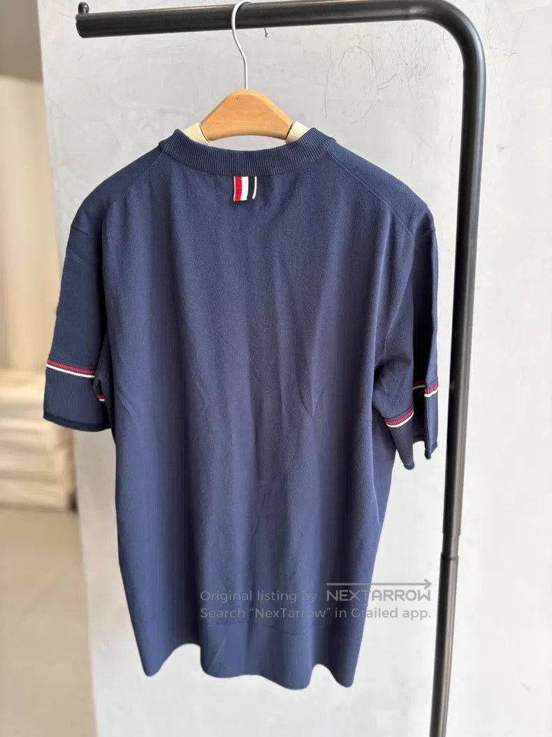 Thom Browne Thom Browne Dark Navy Blue Short Sleeve Size US XXS / EU 40 - 4 Thumbnail