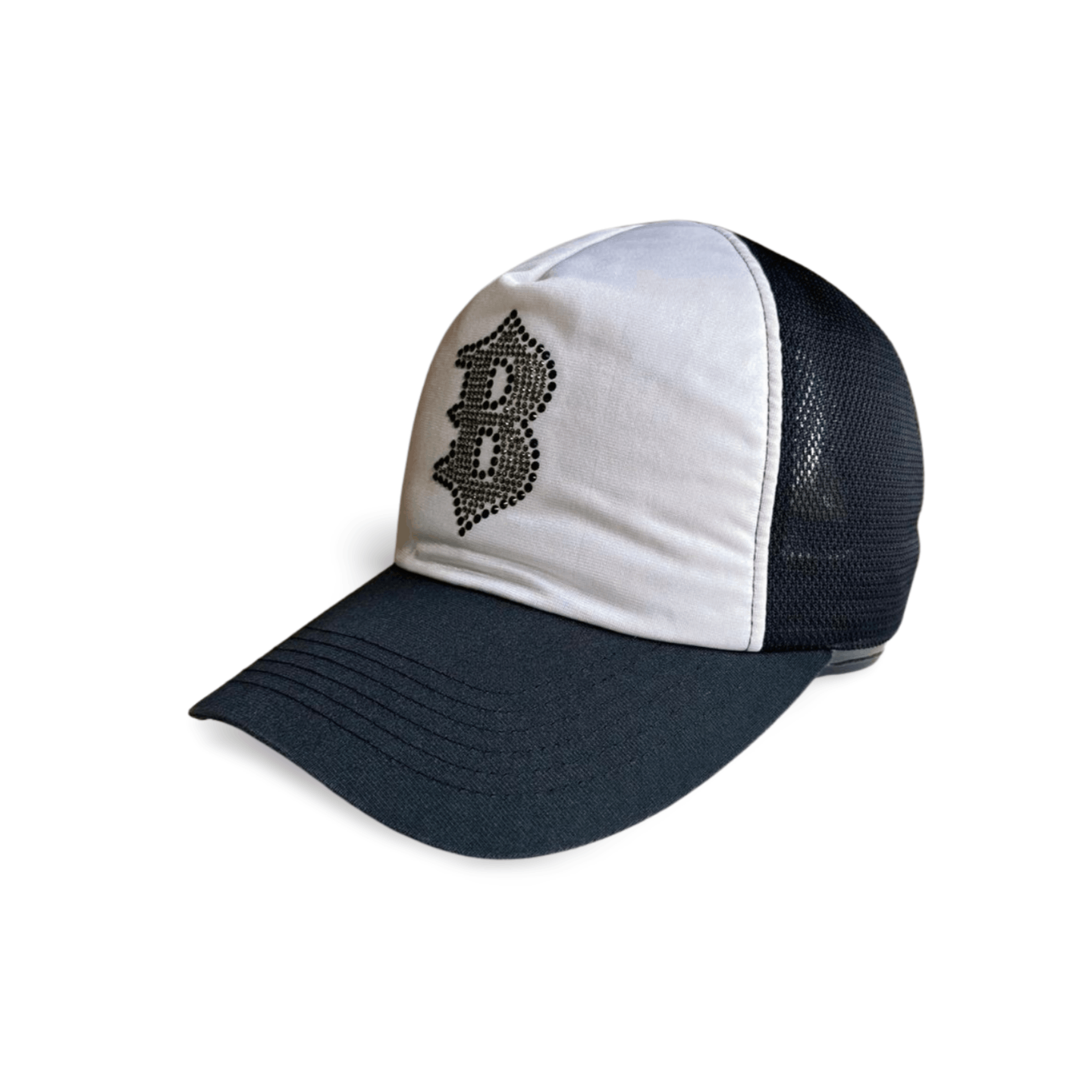 Bape × Swarovski Vintage Bape Swarovski Trucker Hat Size ONE SIZE - 4 Thumbnail