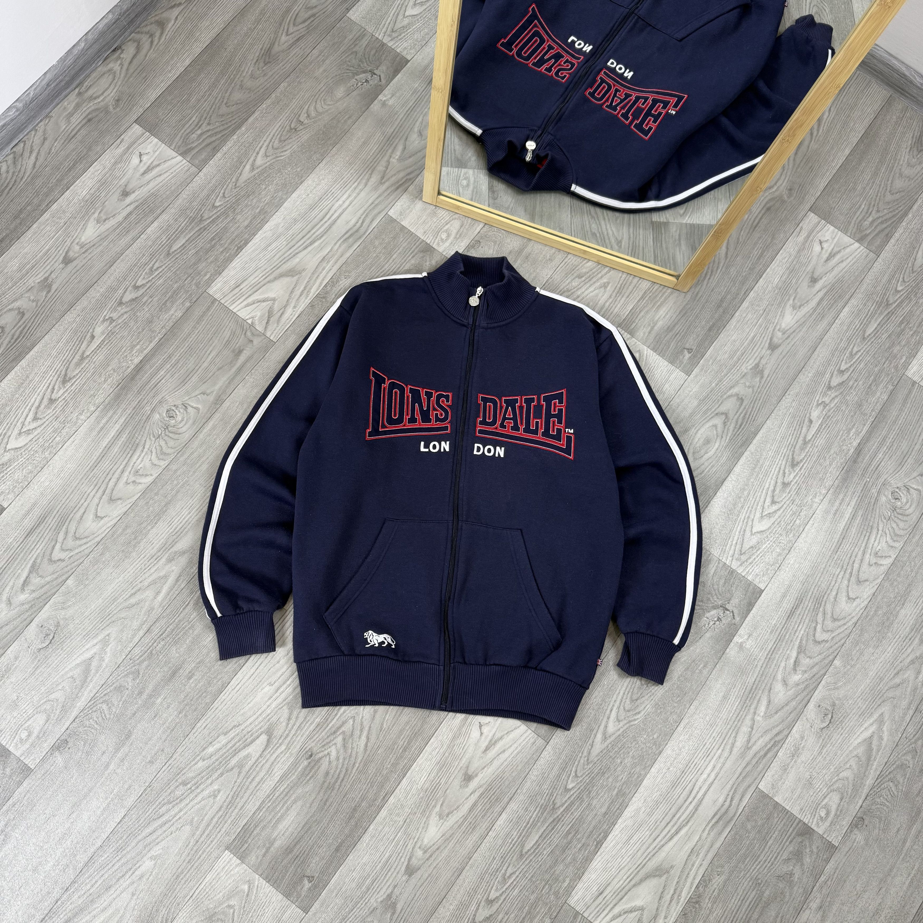 Lonsdale Vintage Lonsdale 90s Embroidered Zip Sweatshirt Sweat Jacket Size US S / EU 44-46 / 1 - 1 Thumbnail