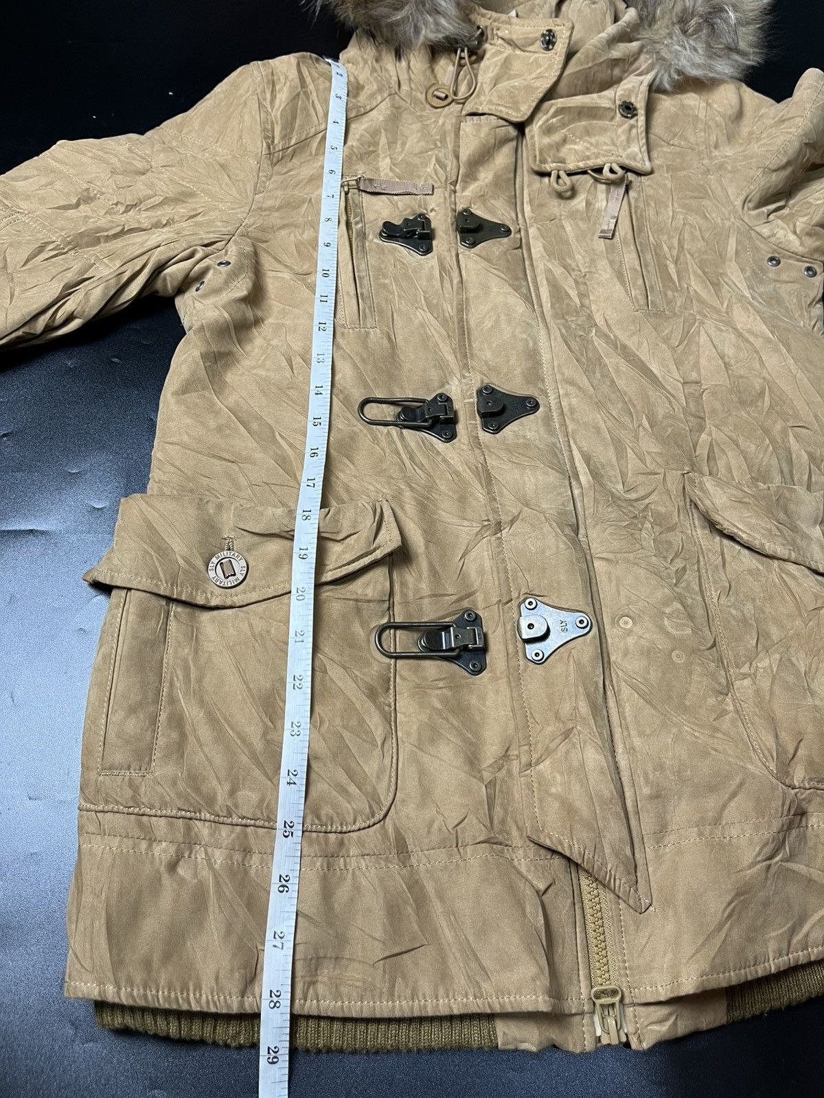 If Six Was Nine × Japanese Brand × Tornado Mart JAPANESE SLY FUR JACKET DOUBLE ZIPPER CRAZY FUR Size US M / EU 48-50 / 2 - 16 Thumbnail