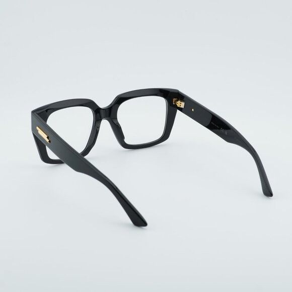 Bottega Veneta Bottega Veneta BV1409O 001 Eyeglasses Shiny Black 51mm Size ONE SIZE - 4 Thumbnail