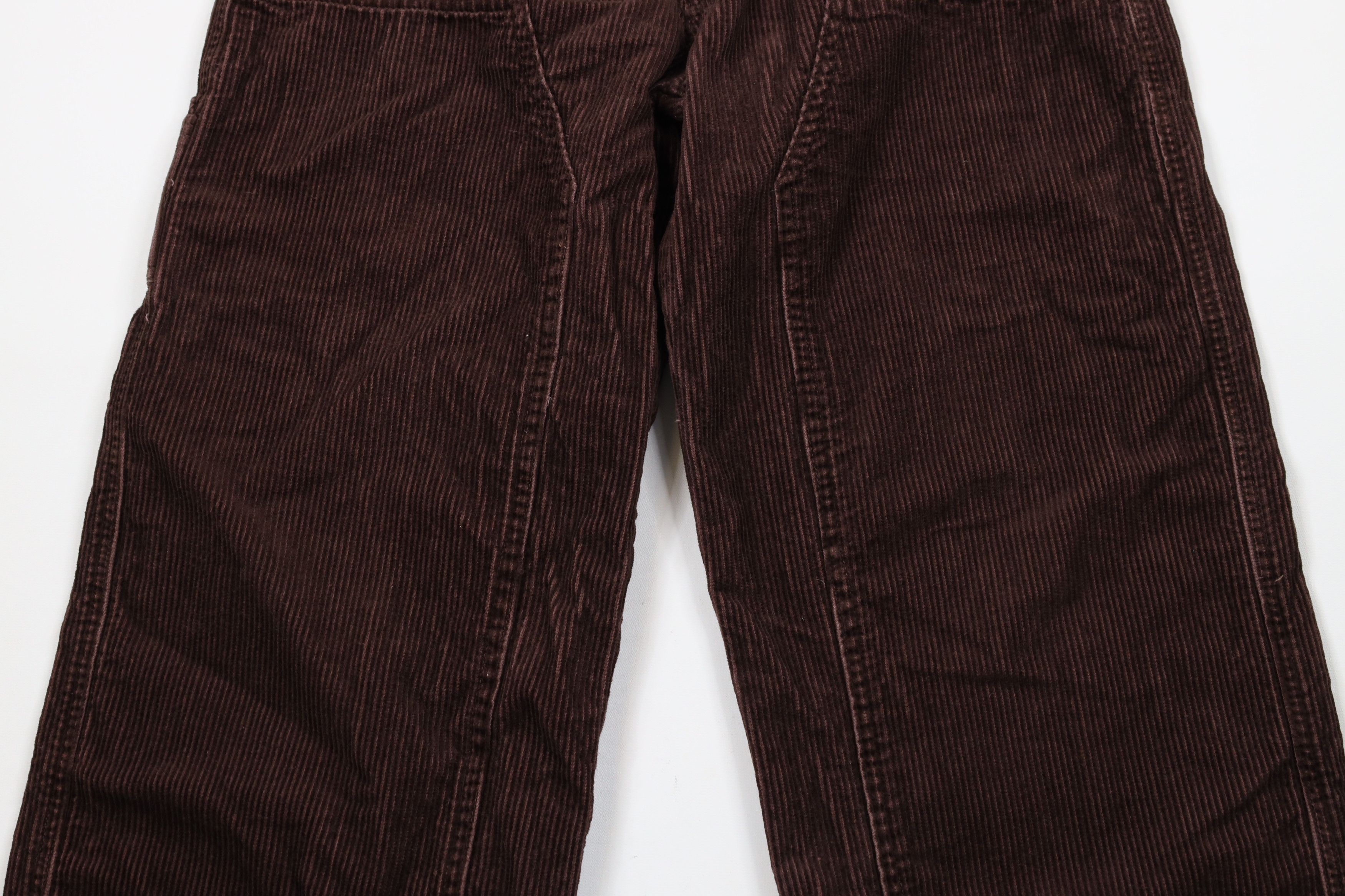 Vintage Vintage 90s Y2K Streetwear Wide Leg Knee Corduroy Pants Size US 30 / EU 46 - 3 Thumbnail