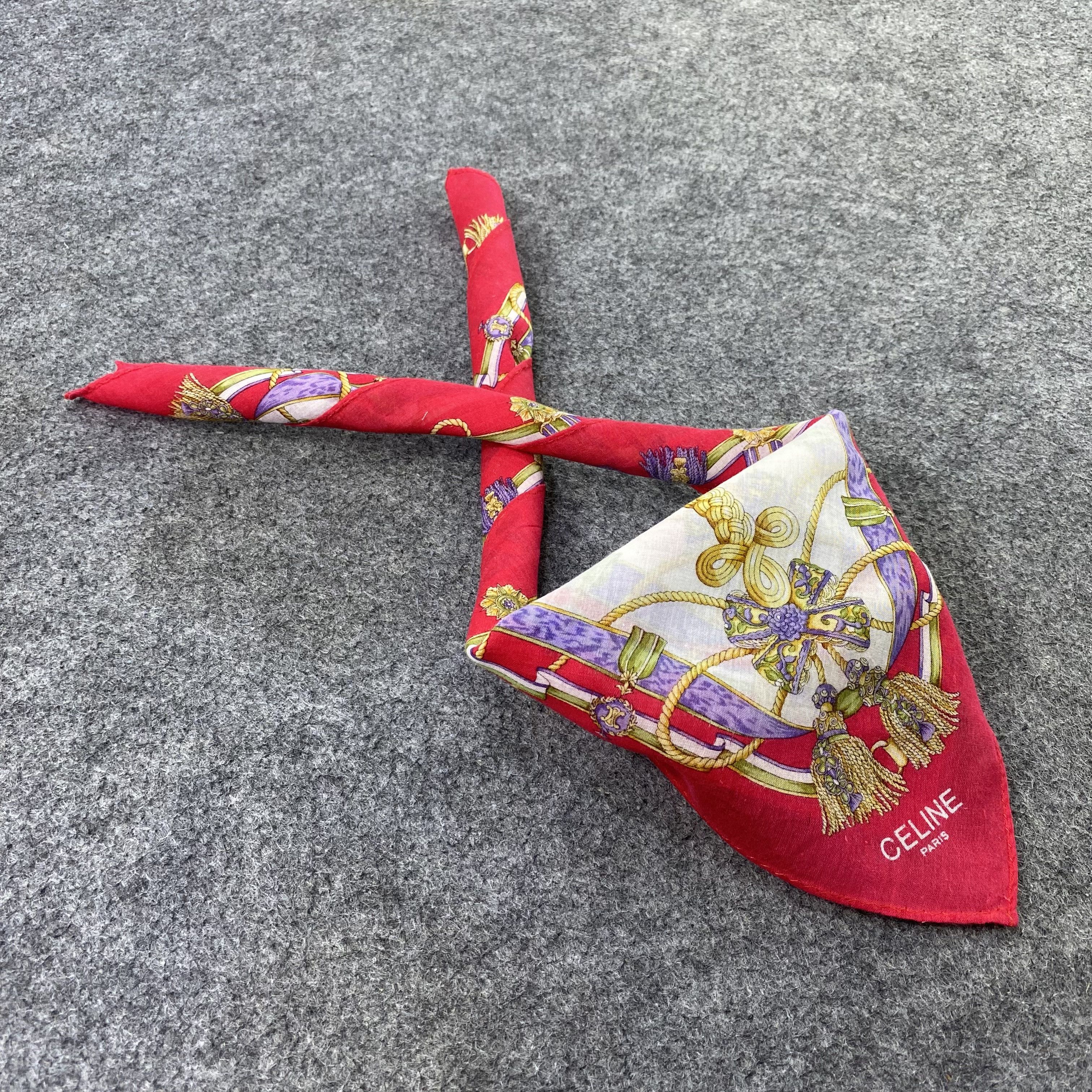 Celine Celine Handkerchief Neckerchief Bandana-B1662 Size ONE SIZE - 1 Thumbnail