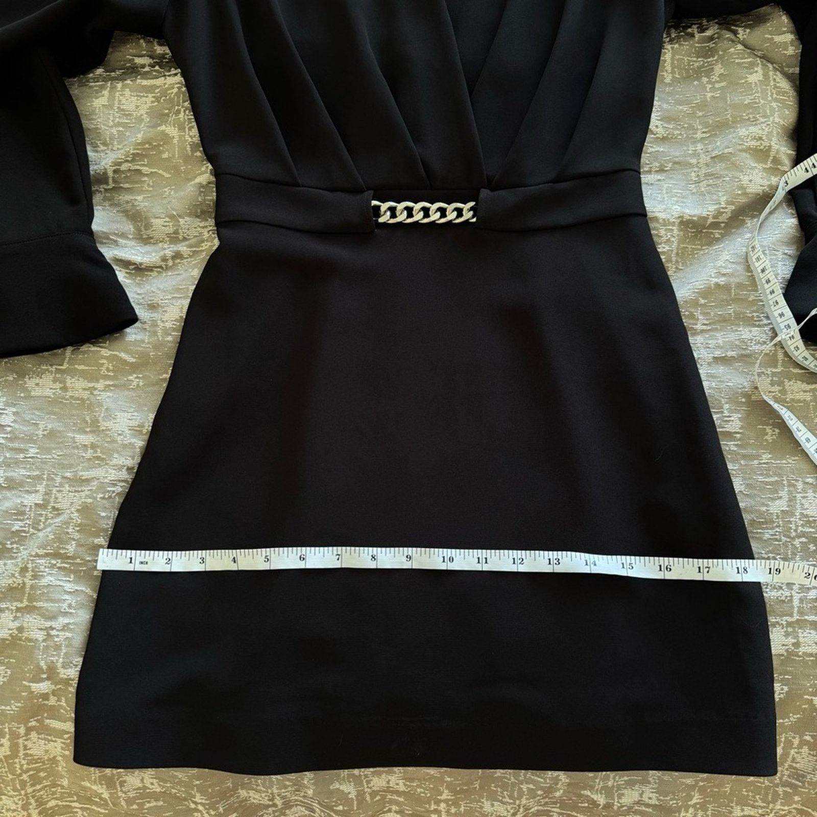 The Kooples NWT! The Kooples Black Plunge Sheath Dress, Size 0 (US XS) Size XS / US 0-2 / IT 36-38 - 13 Thumbnail