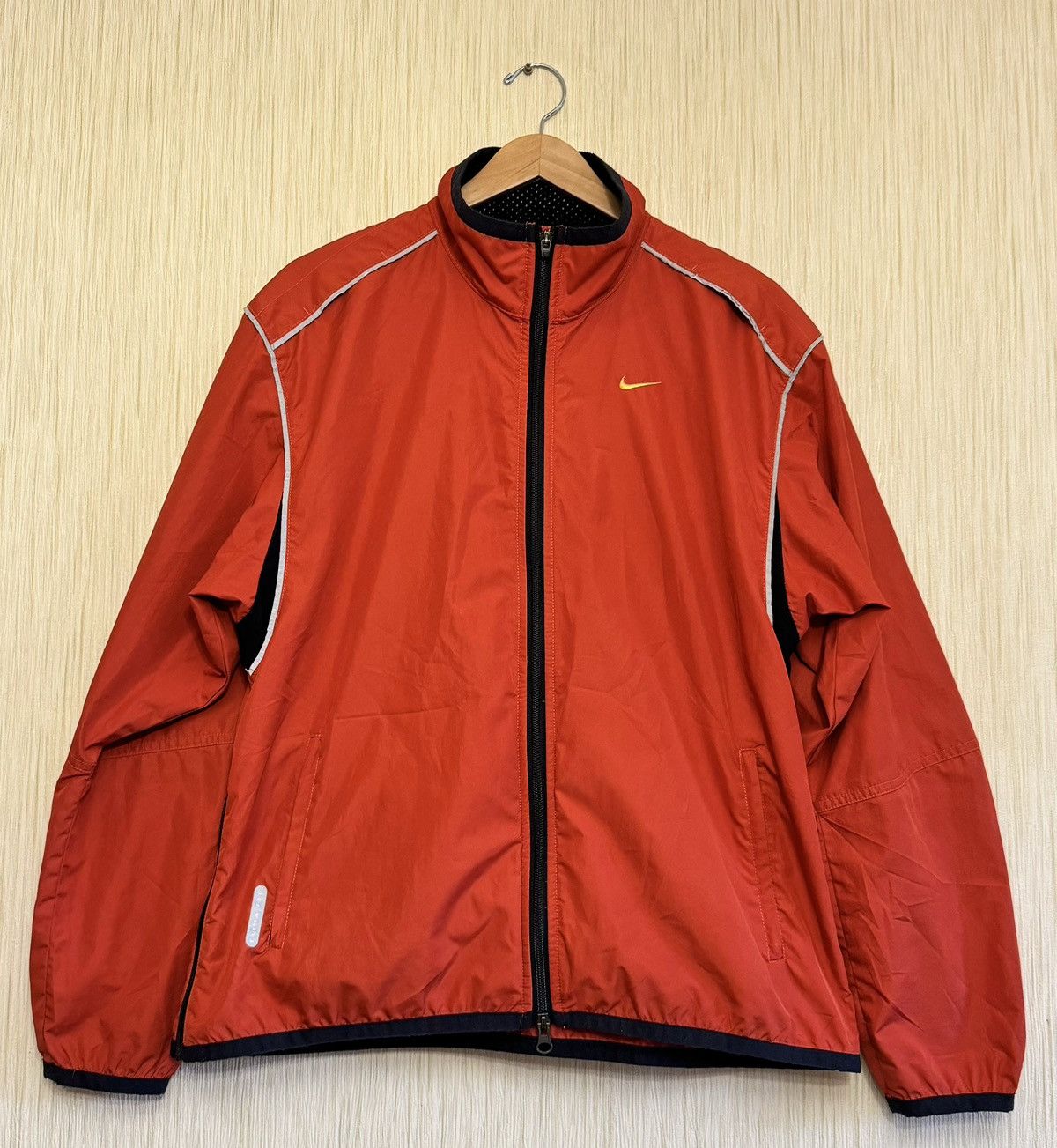 Nike × Vintage Nike vintage track jacket orange swoosh Size US M / EU 48-50 / 2 - 2 Thumbnail