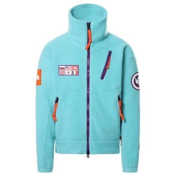 image of Supreme x The North Face Tae Fleece Jacket XL Trans Antarctica 2021 in Blue, Men's