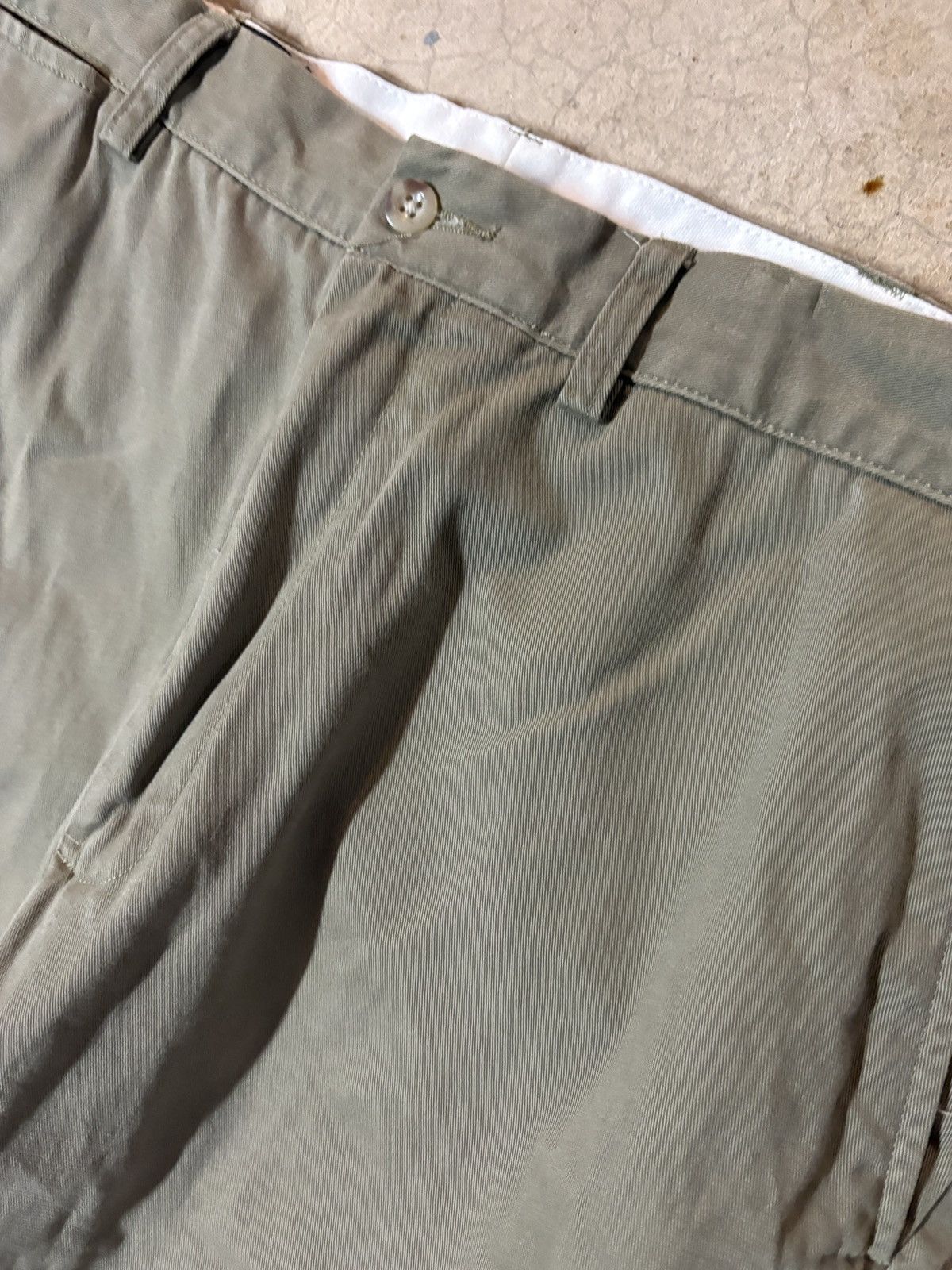 Polo Ralph Lauren VTG 90s Polo Ralph Lauren Prospect Cotton Pants Moss Green Size US 36 / EU 52 - 2 Thumbnail
