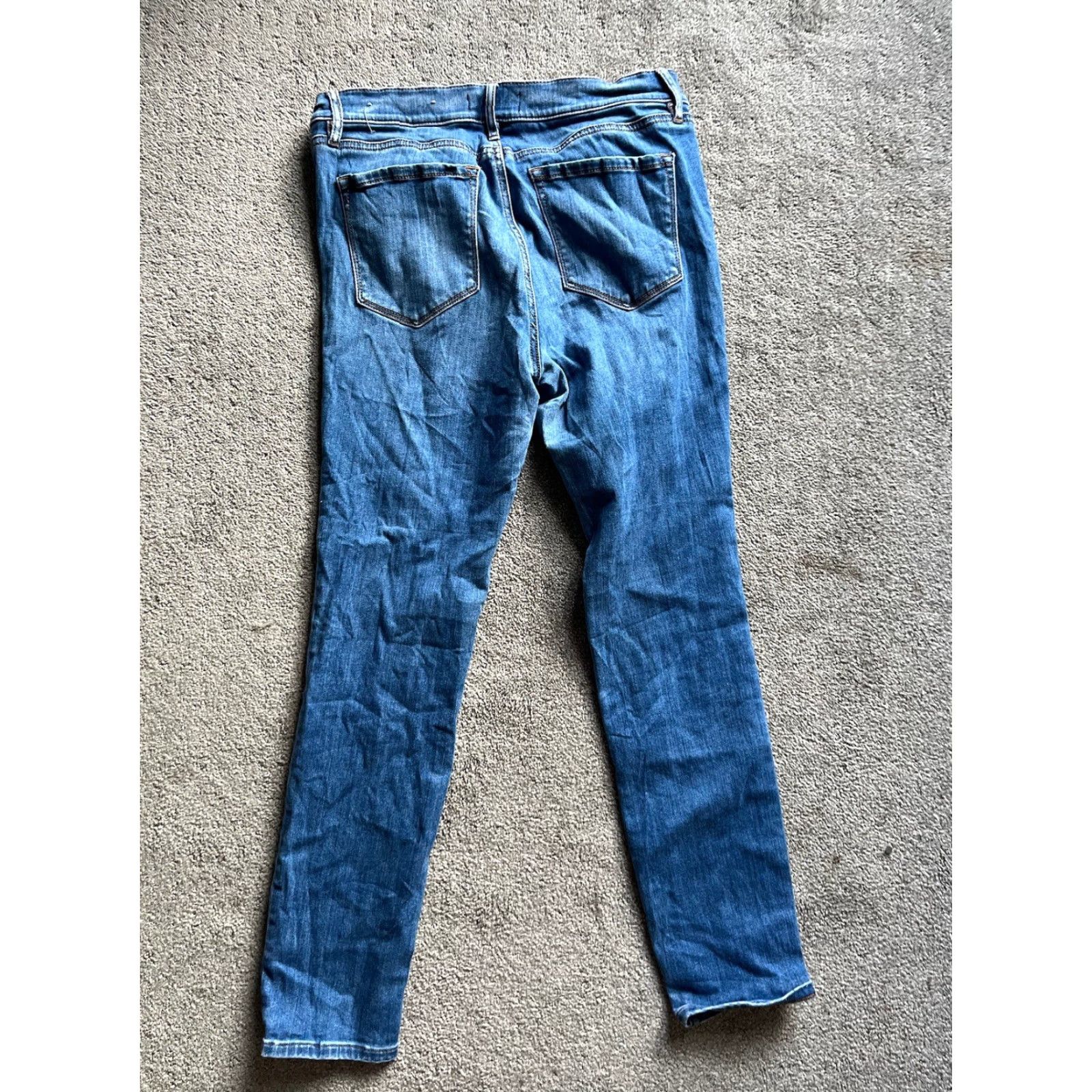 Loft LOFT Legging Women Size 28/6 Medium Wash Low Rise Stretch Size 28" / US 6 / IT 42 - 3 Thumbnail