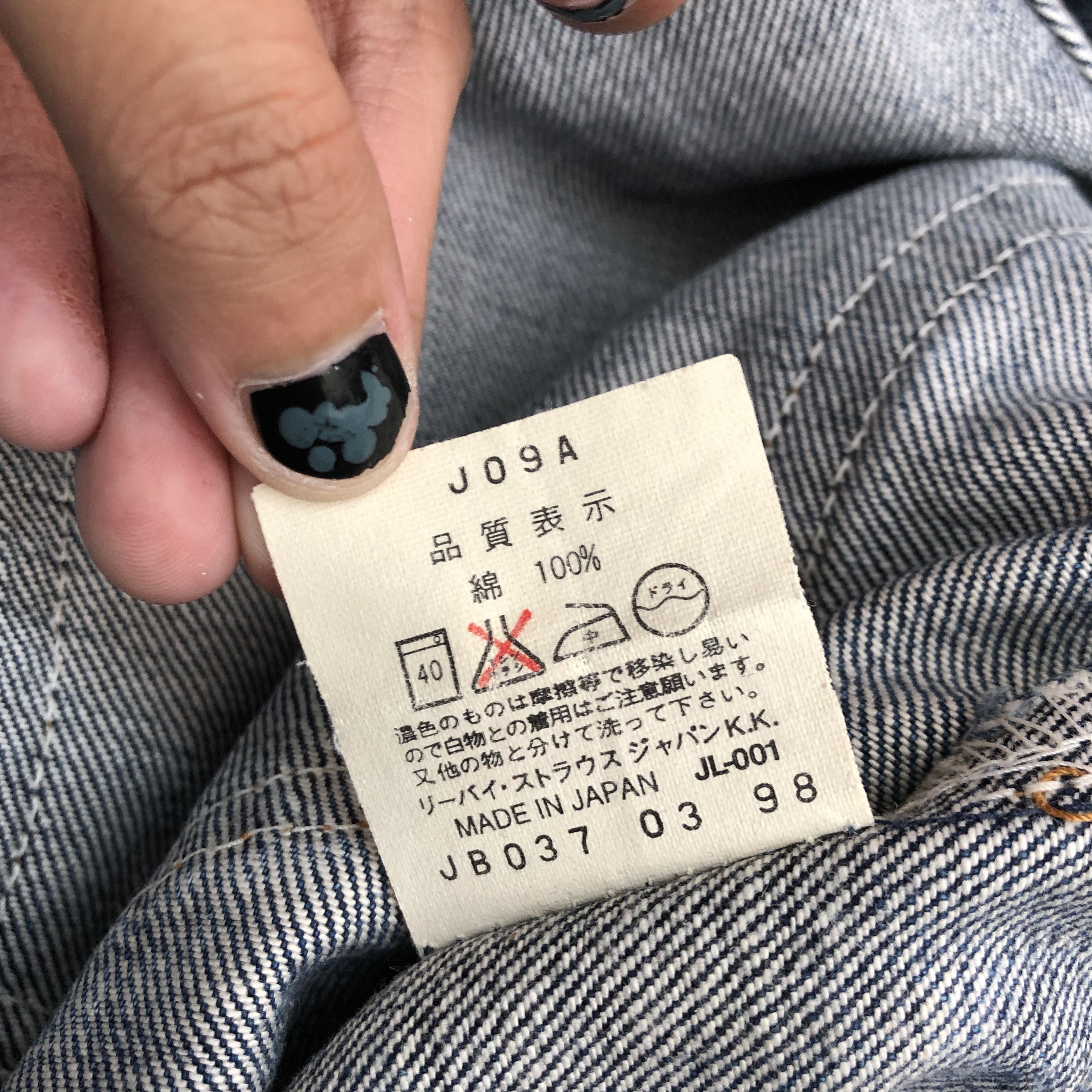 Levi's Vintage 90s Levis Jeans Levi's Fly Indigo Button Denim Size US 30 / EU 46 - 7 Thumbnail