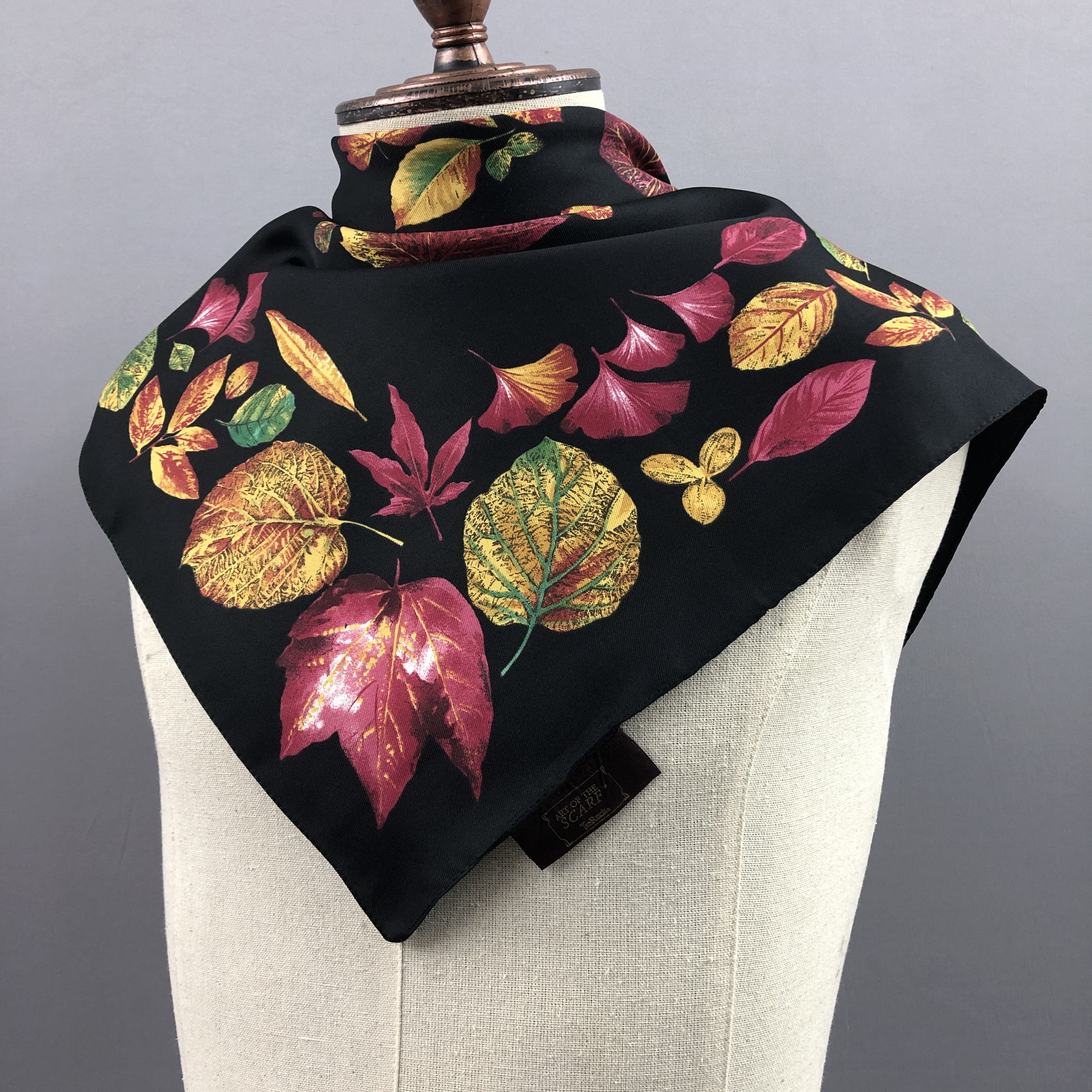 Other Vintage Tie Rack SILK Scarf Twill Stole Wraps Scarves Size ONE SIZE - 3 Thumbnail