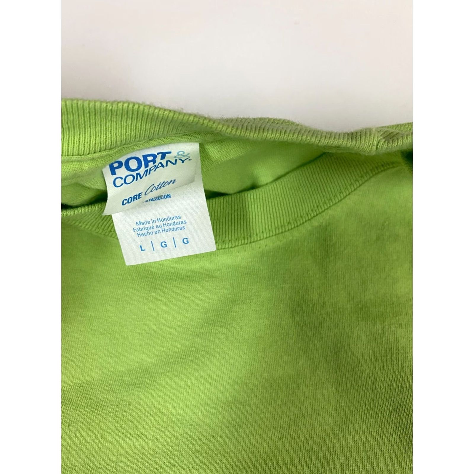 Port & Company Port & Company Atlanta School Mens Shirt L Green T-Shirt Short Sleeve Crew Neck Cotton Logo Shirt Mens Size US L / EU 52-54 / 3 - 4 Thumbnail