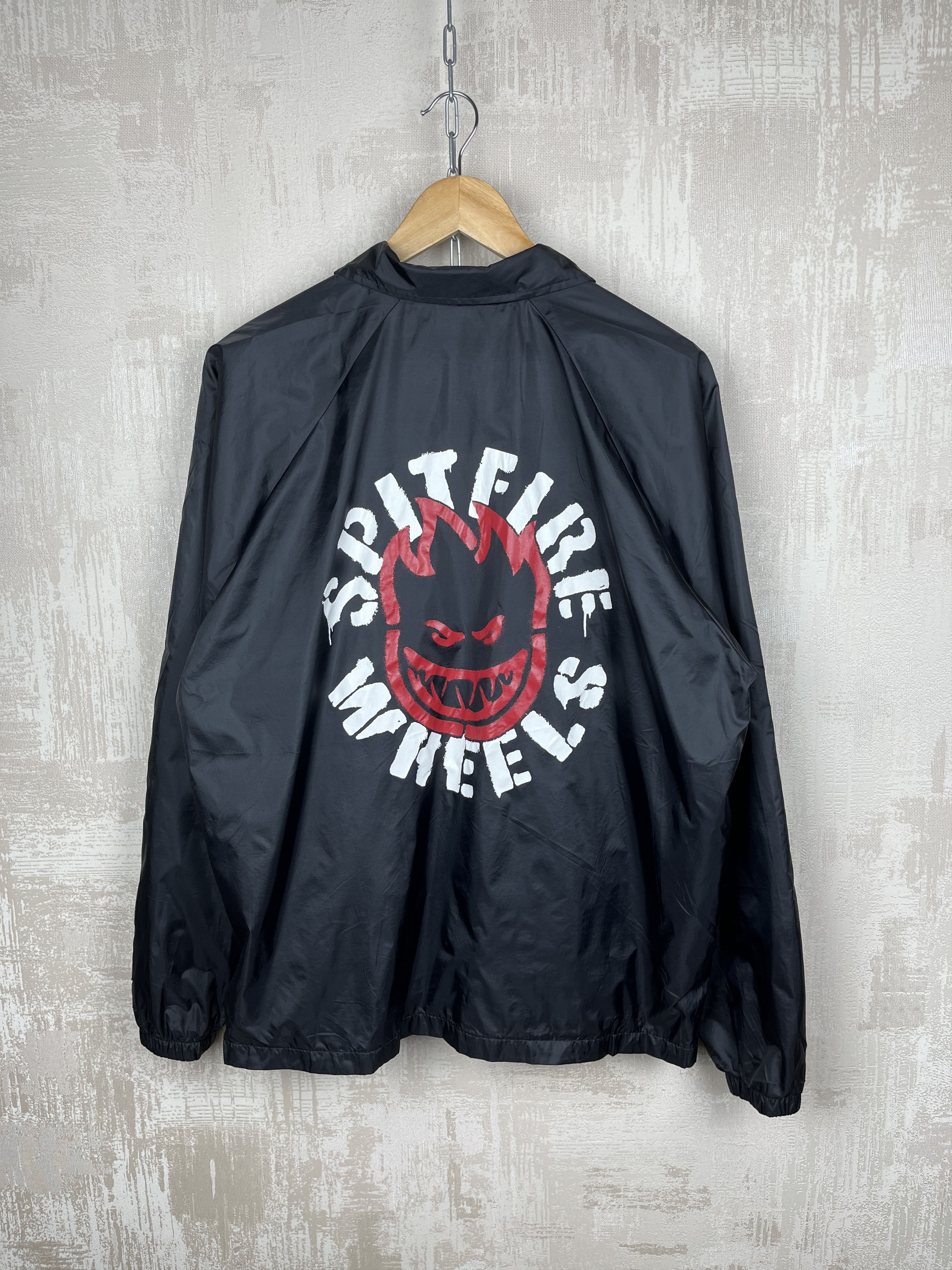 Shorty's Skateboards Spitfire Wheels Windbreaker Overshirt Jacket Snap Button Size US L / EU 52-54 / 3 - 2 Thumbnail