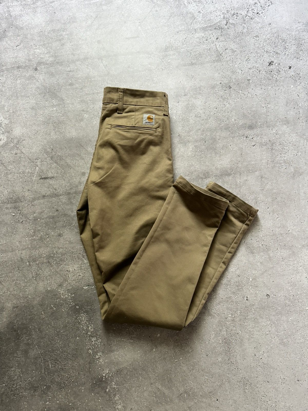 Carhartt × Carhartt Wip × Vintage Vintage Carhartt Sid Beige Chino Pants Size US 30 / EU 46 - 3 Thumbnail