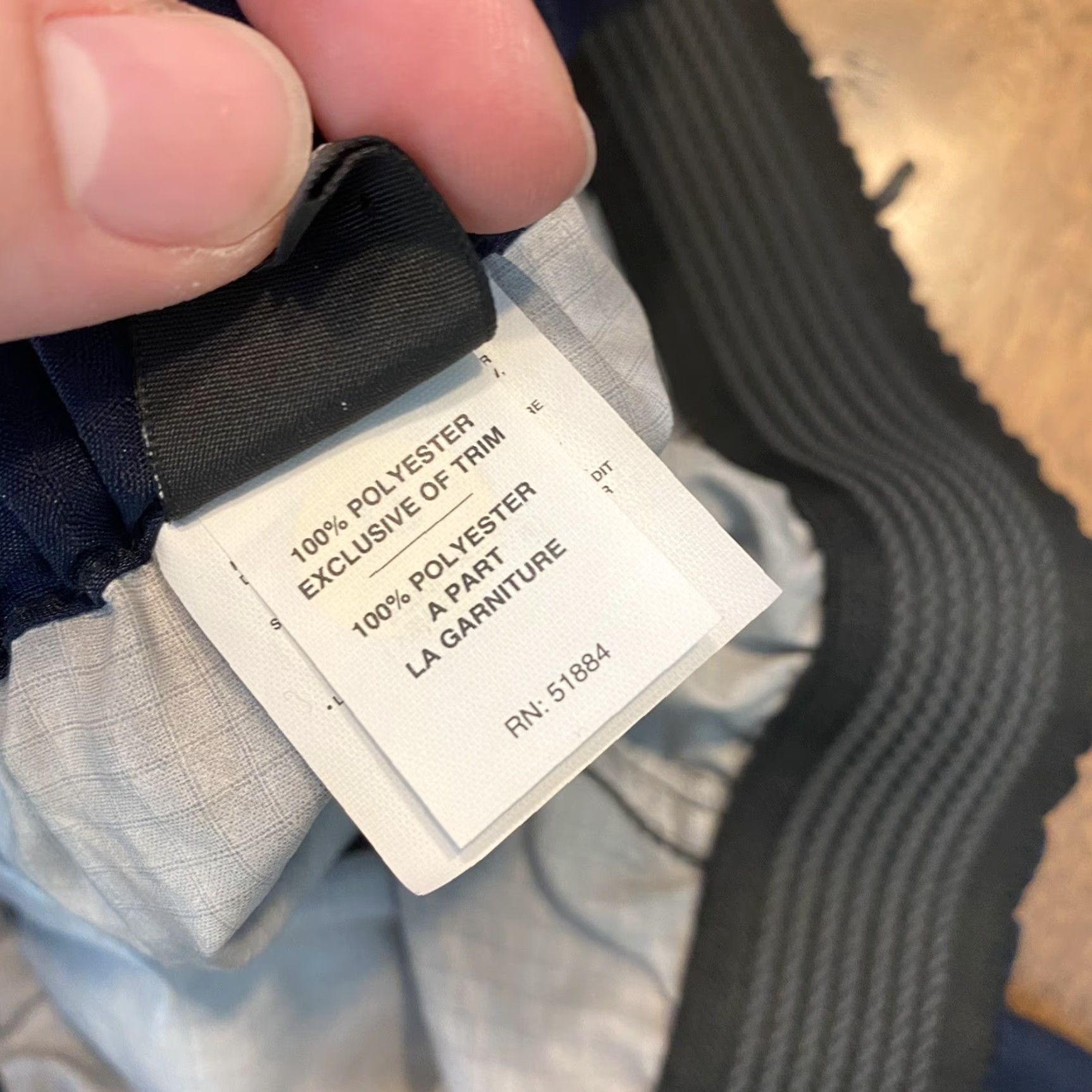 Patagonia Patagonia Pants Windbreaker Men XL 32x32 Navy Blue Drawstring Stretch Waist Size US 32 / EU 48 - 4 Thumbnail
