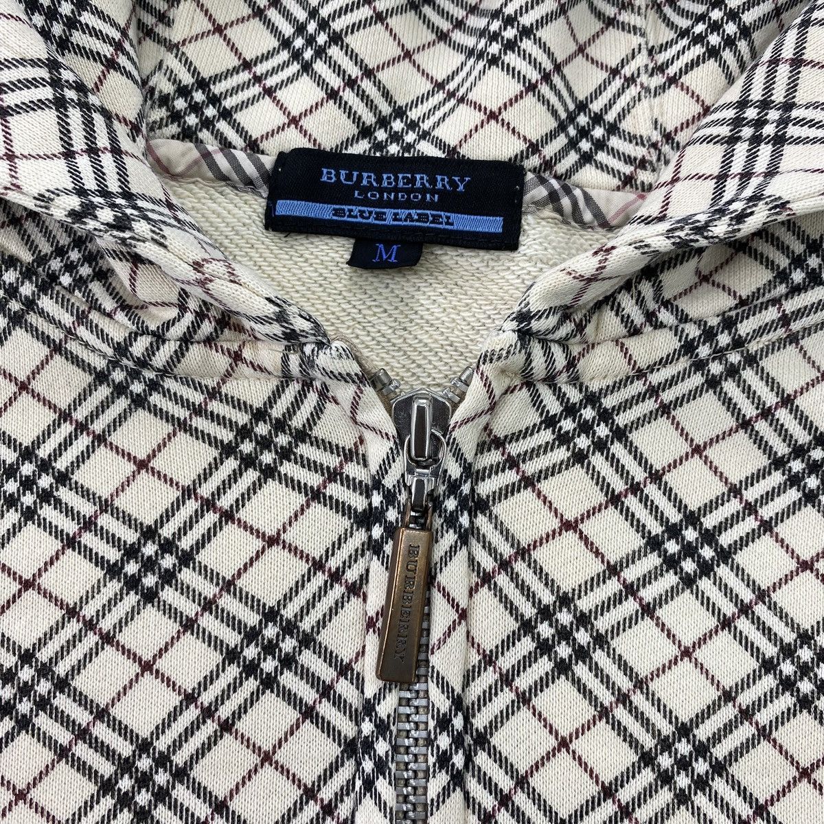 Burberry Burberry London Nova Check Plaid Short Zip Hoodie Luxury Size S / US 4 / IT 40 - 10 Thumbnail