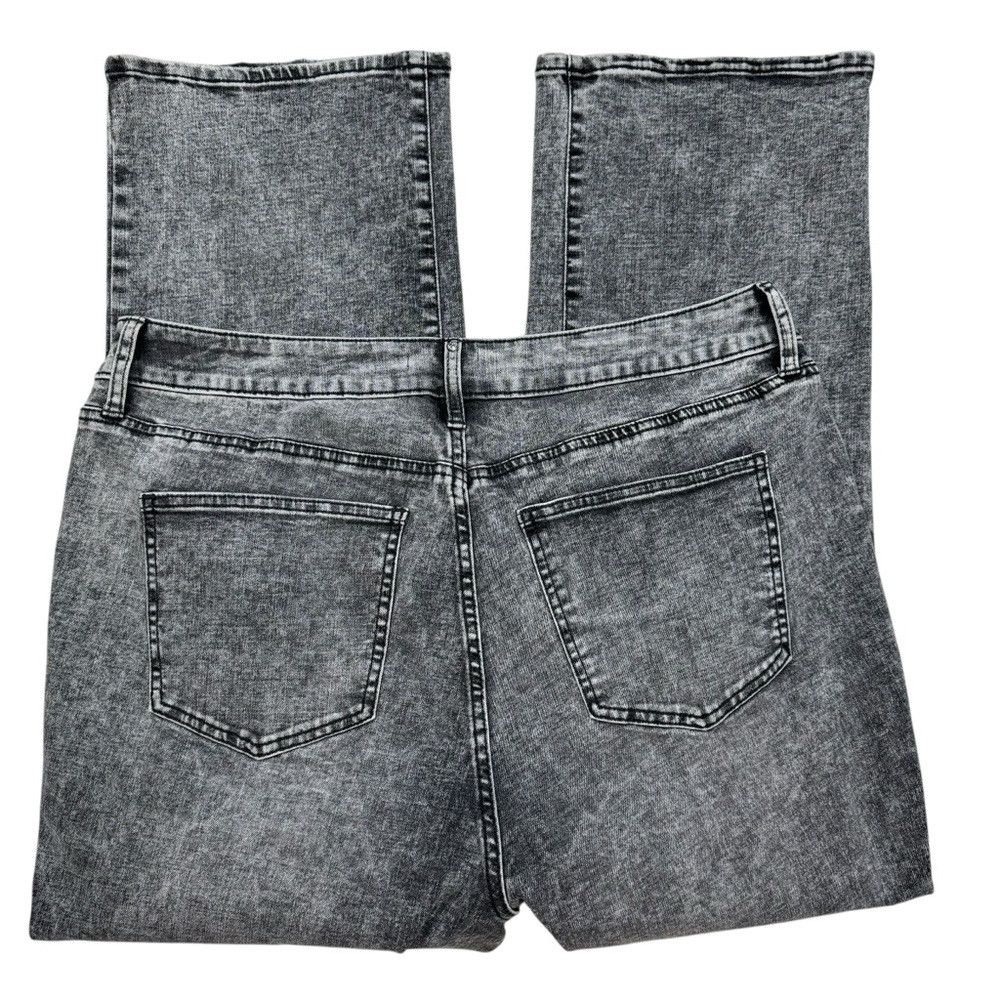 Rebecca Minkoff New Rebecca Minkoff Grey Studded Pockets High Waist Straigh Size 42" / US 20 - 3 Thumbnail