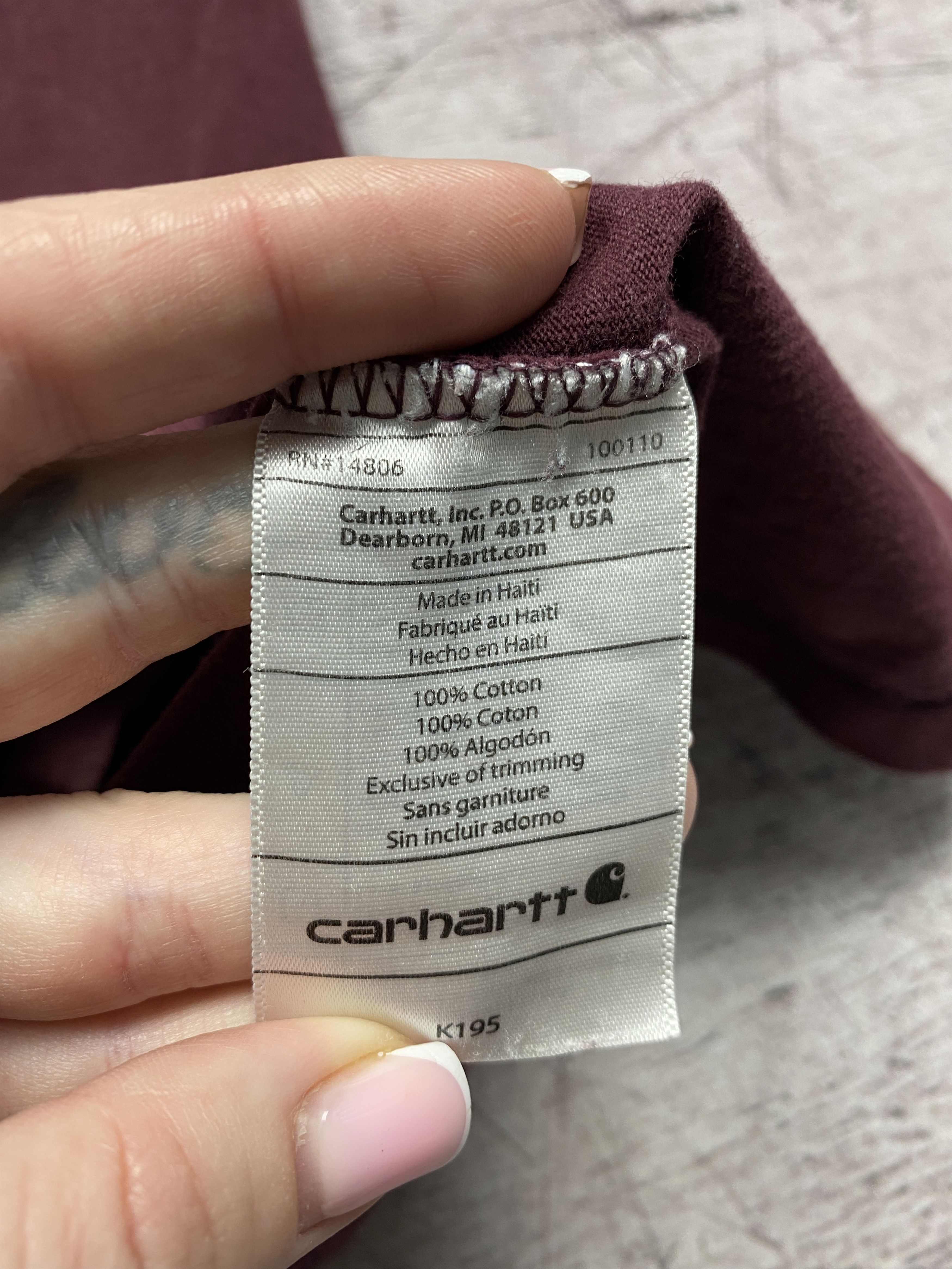 Carhartt × Vintage Carhartt Vintage Mens Crew Neck T-Shirt Size US M / EU 48-50 / 2 - 5 Thumbnail