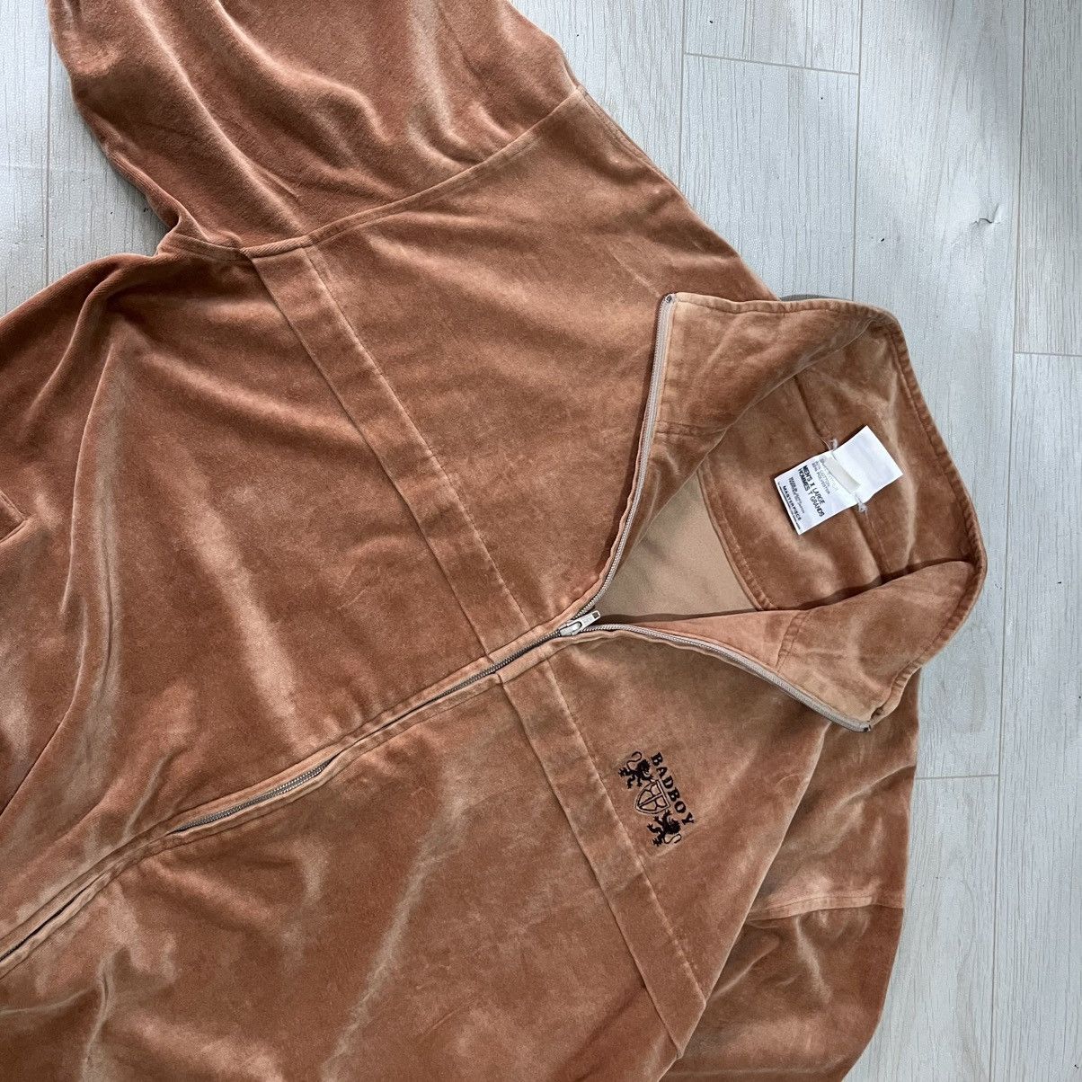 Japanese Brand Masterpiece Mad Hectic velvet jacket zipper up Size US XL / EU 56 / 4 - 3 Thumbnail
