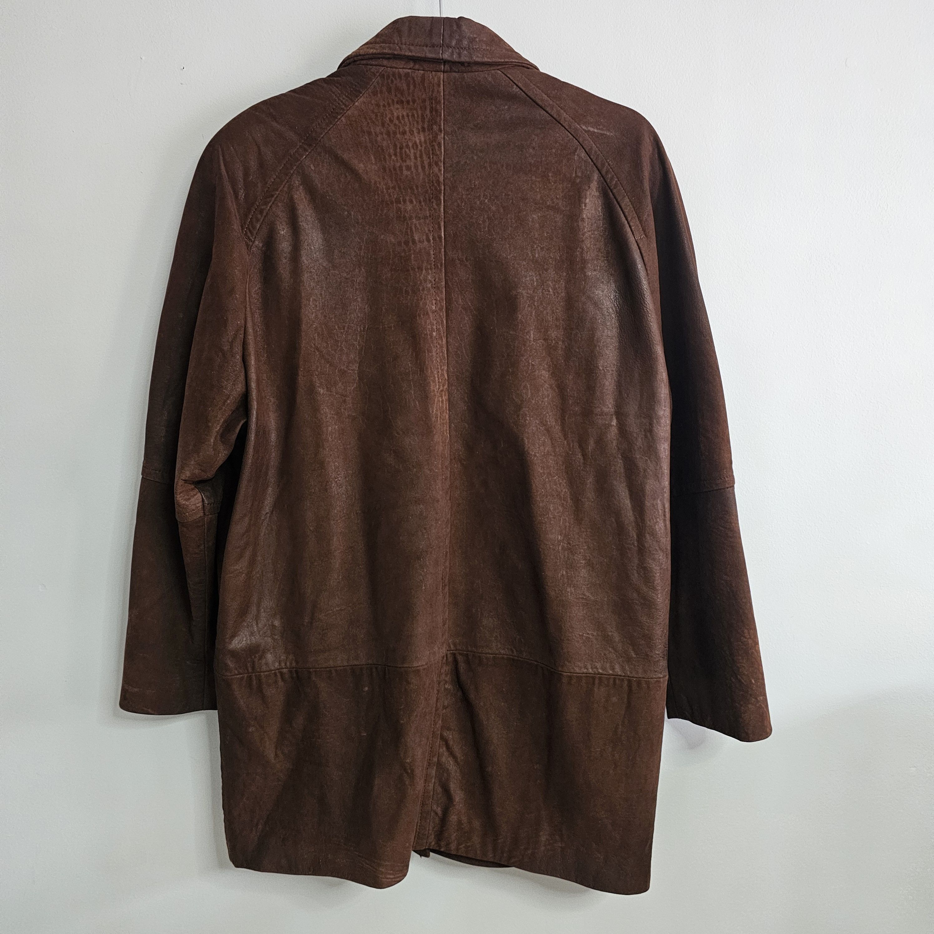 Christian Dior Monsieur Vintage Christian Dior Leather Jacket Large Brown 80s 90s Size US L / EU 52-54 / 3 - 2 Thumbnail