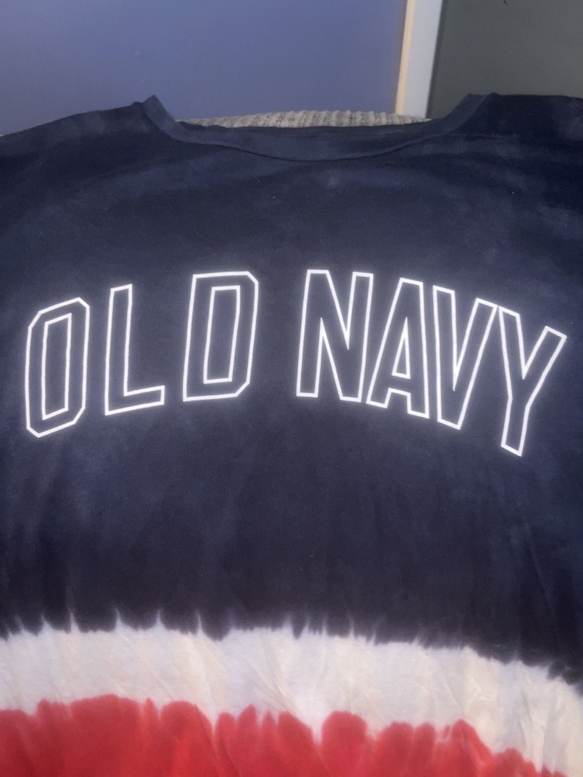 Old Navy Old Navy Soft-Washed Dip Dye Logo Tee Size US XL / EU 56 / 4 - 2 Thumbnail