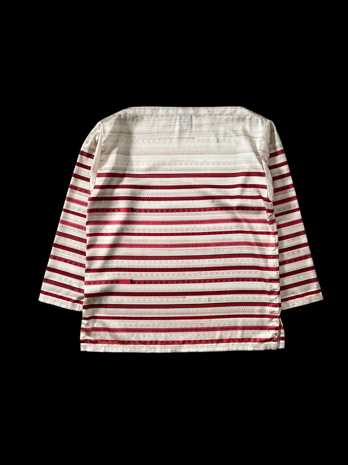 Jean Paul Gaultier Jean Paul Gaultier Tape Boat Neck Tops Size M / US 6-8 / IT 42-44 - 2 Thumbnail