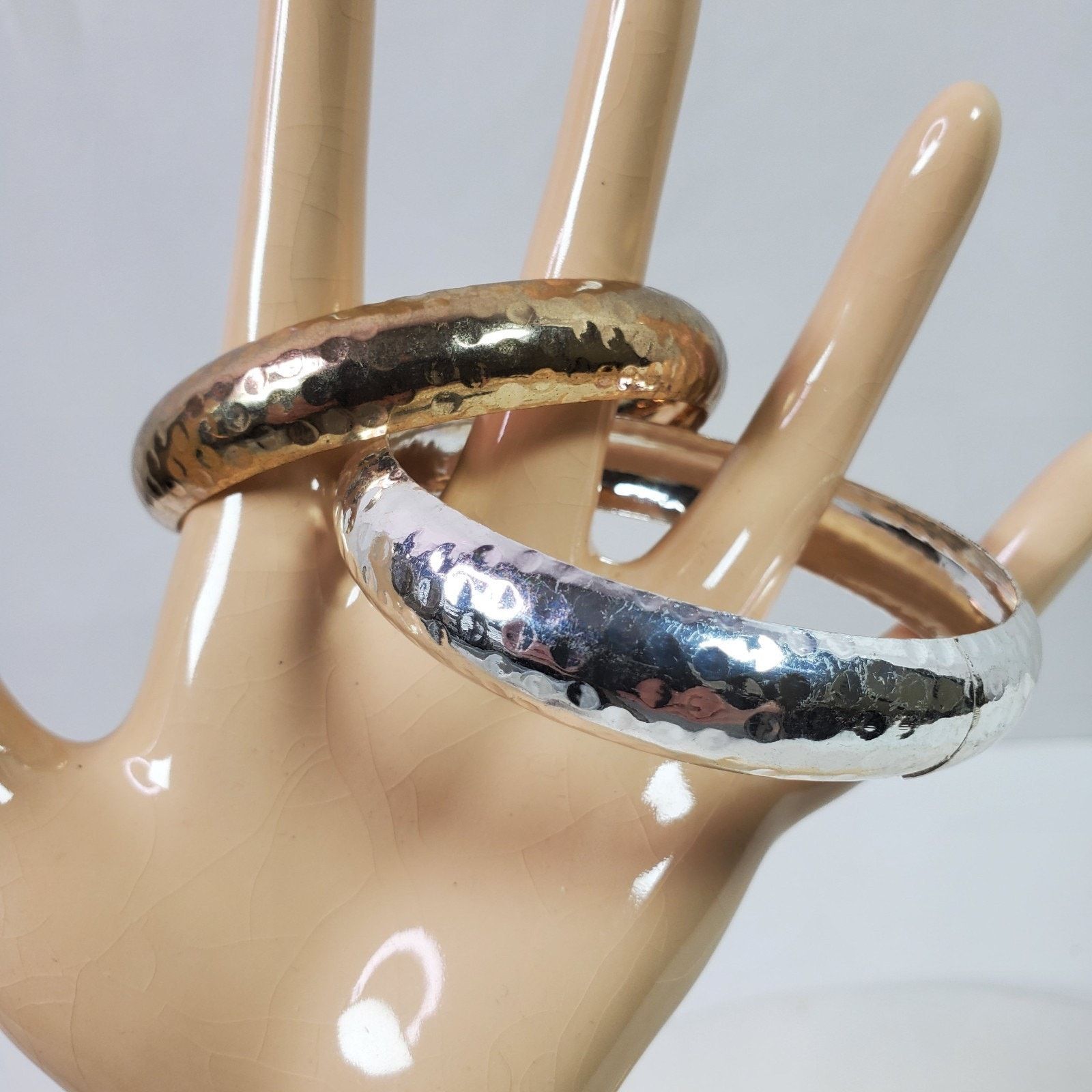 The Unbranded Brand Casual Career 2 Gold & Silver Tone Bangles NOS Size ONE SIZE - 1 Thumbnail