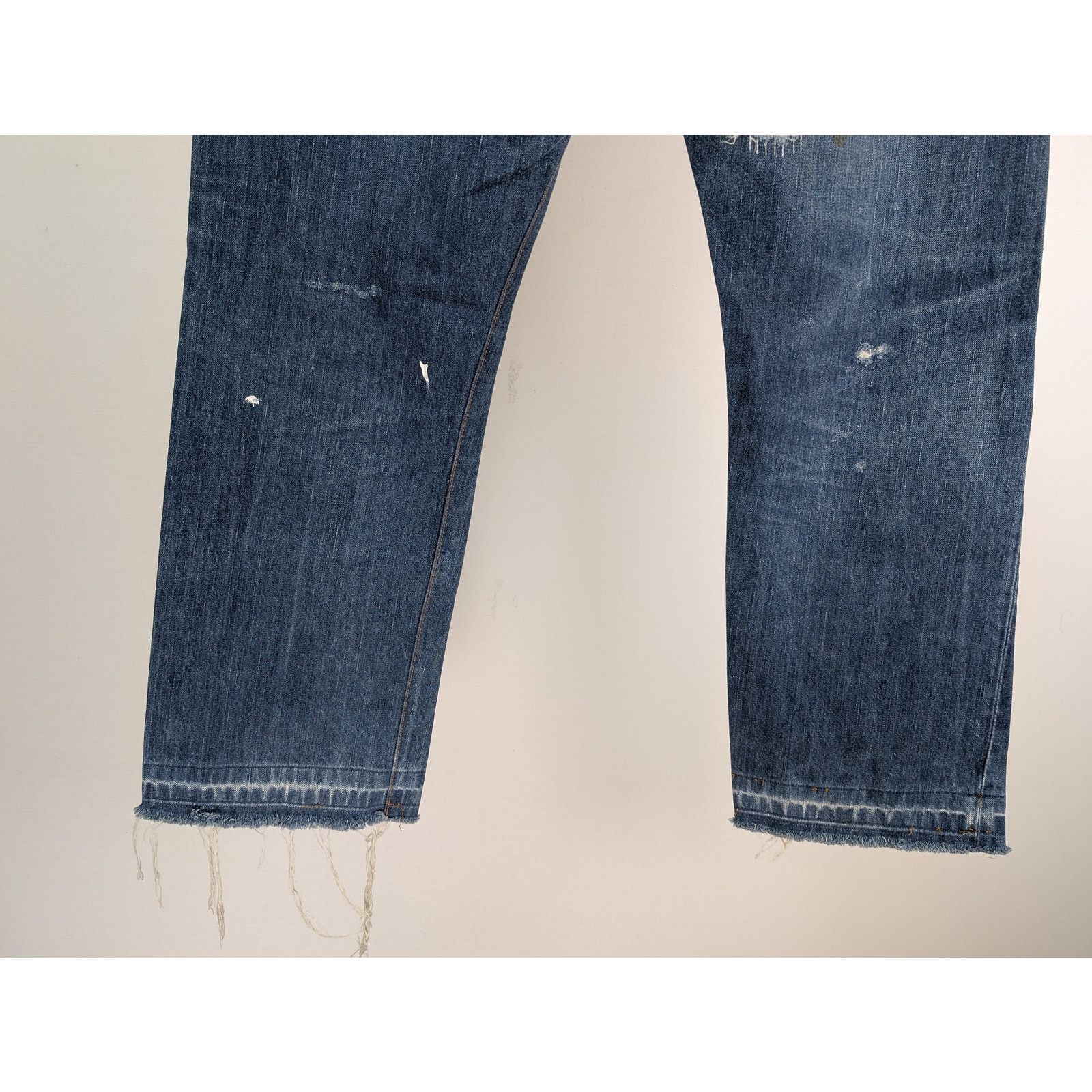 Gallery Dept. o1rshd1 Cropped Denim Jean in Blue Size US 36 / EU 52 - 12 Thumbnail