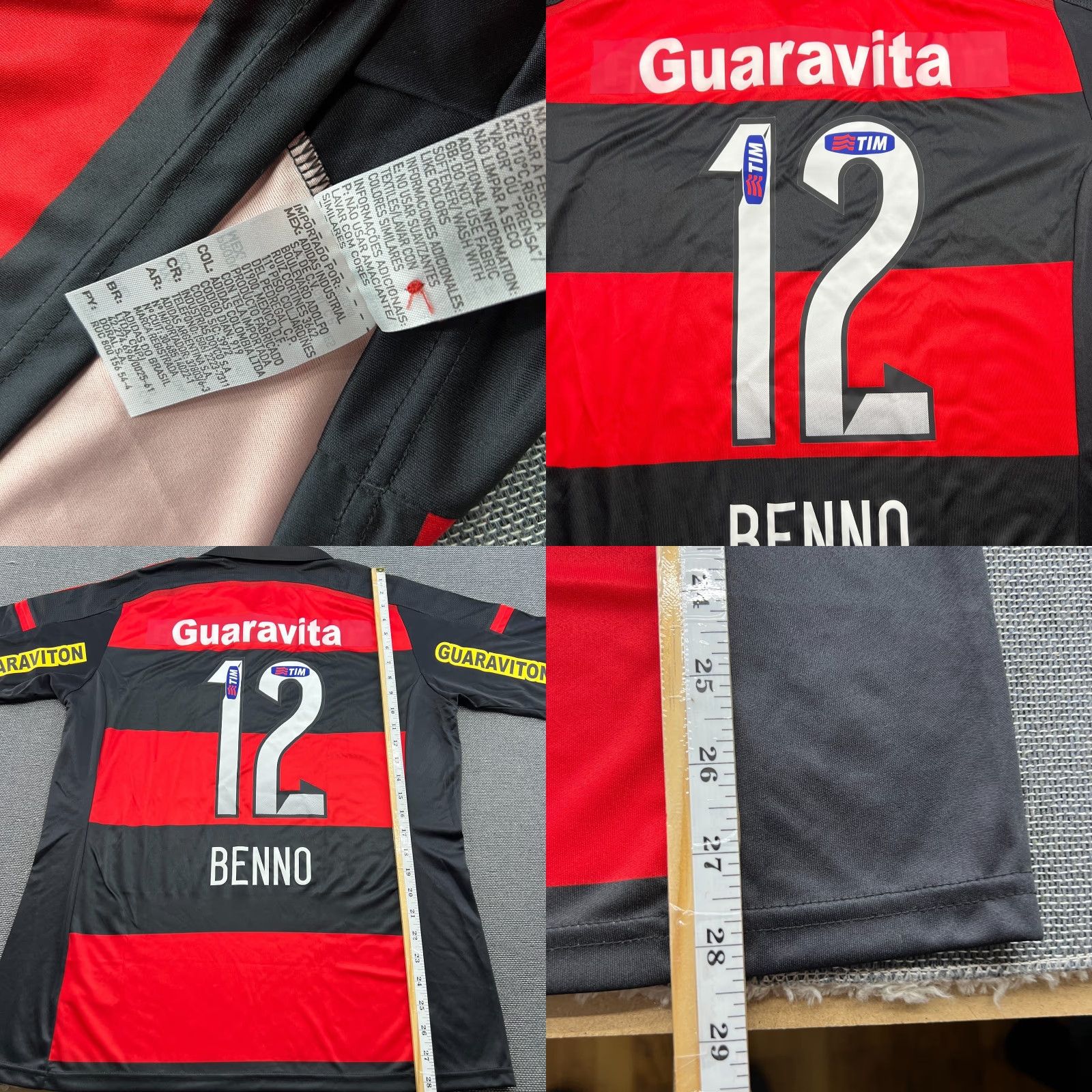 Adidas adidas CR Flamengo 2014 2015 Home Jersey Football Mens Large T-Shirt Multicolor Nike? Size US L / EU 52-54 / 3 - 9 Thumbnail