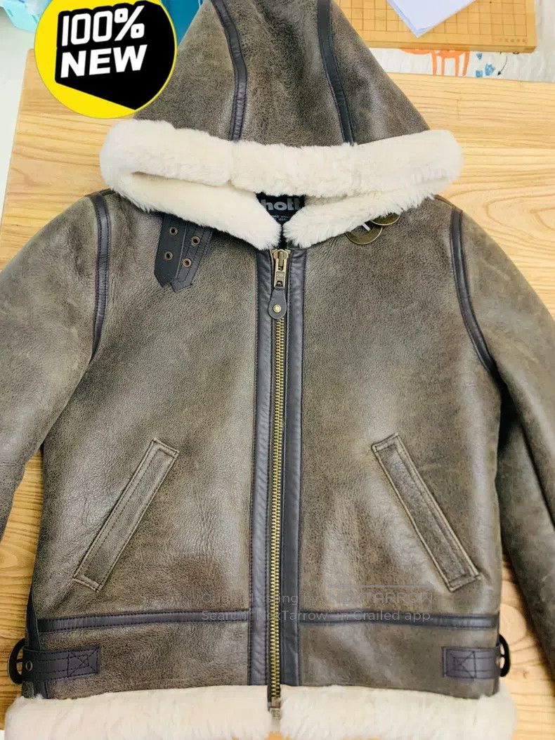 Schott Schott Fur jacket Size US L / EU 52-54 / 3 - 1 Thumbnail