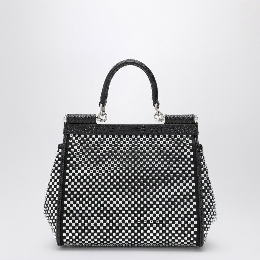 Dolce & Gabbana o1d2blof0824 Size : OS / Medium Handbag in Black & White Size ONE SIZE - 3 Thumbnail