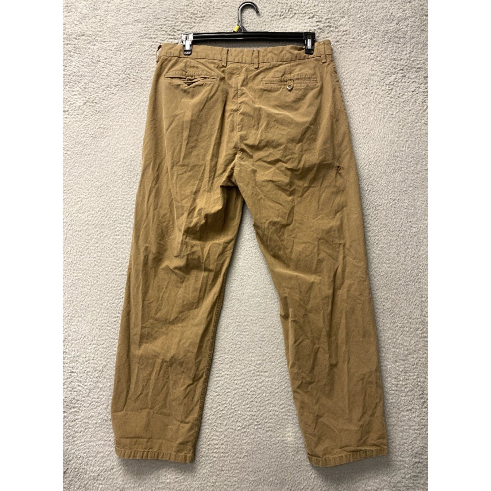 Gap GAP Pants Mens Size 36x32 Light Brown Relaxed Straight Twill Chino /0233 Casual Travel Size US 36 / EU 52 - 6 Thumbnail