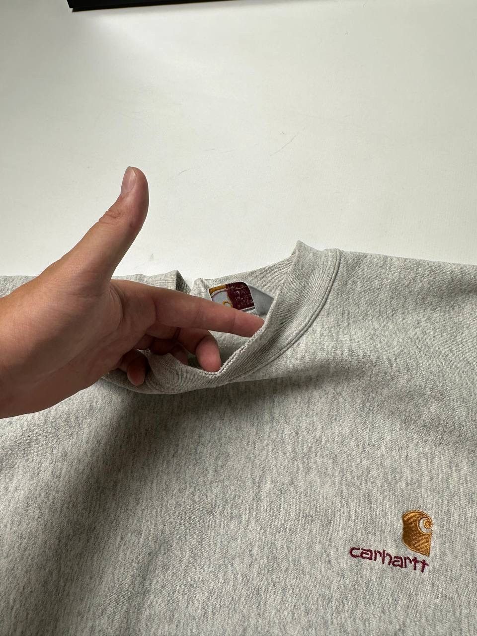 Carhartt 90s Carhartt Oversized Work Embroidered Logo USA Cotton Size US L / EU 52-54 / 3 - 3 Thumbnail
