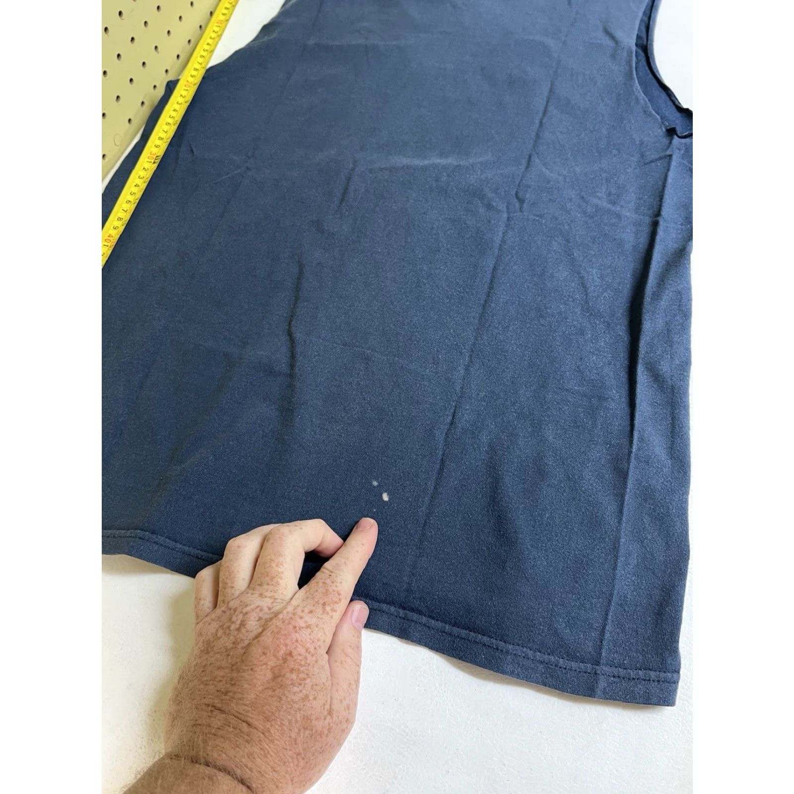 Vintage VINTAGE Crazy Shirts T-Shirt M Men Beach Hawaii Distressed Blue Sleeveless Crew Neck Cotton Graphic Print 90s? Size US M / EU 48-50 / 2 - 7 Thumbnail