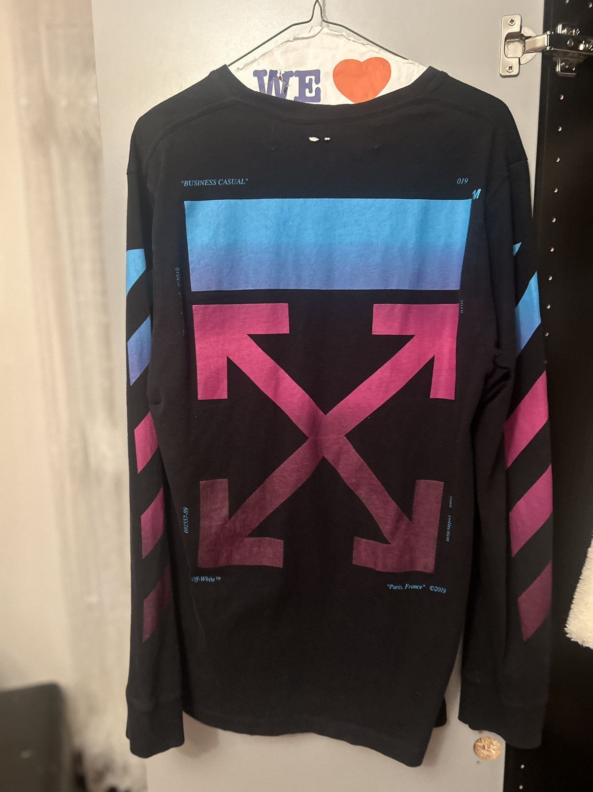 Off-White OFF WHITE MULTI COLOR LONGSLEEVE 2017 RELEASE Size US M / EU 48-50 / 2 - 5 Thumbnail