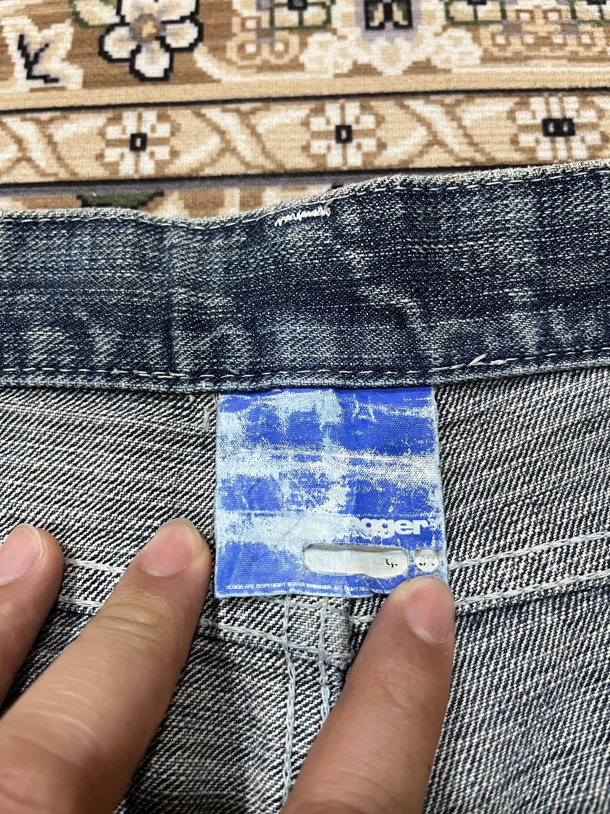 Swagger Swagger Japanese Brand Patchwork Denim Size US 34 / EU 50 - 17 Thumbnail