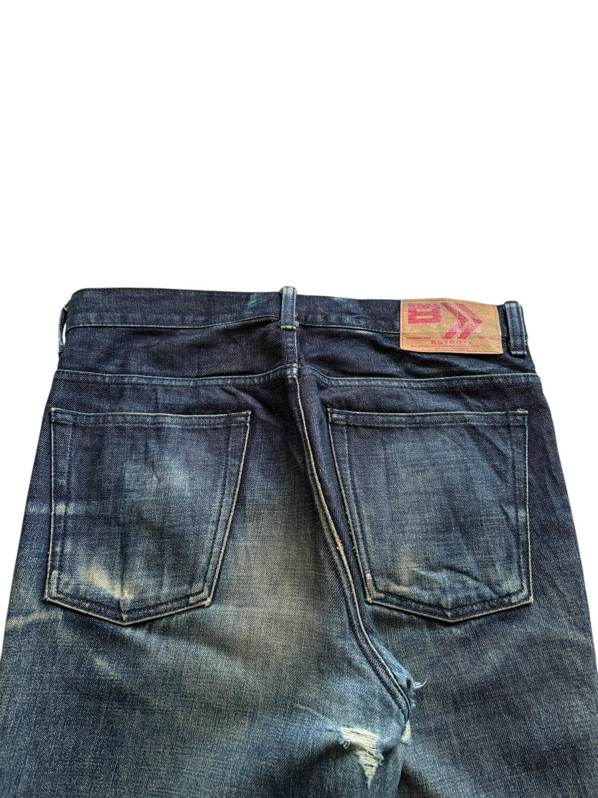 Boycott × Japanese Brand Vintage Boycott Rusty Mud Wash Distress Rip Flare Jeans Size US 32 / EU 48 - 10 Thumbnail