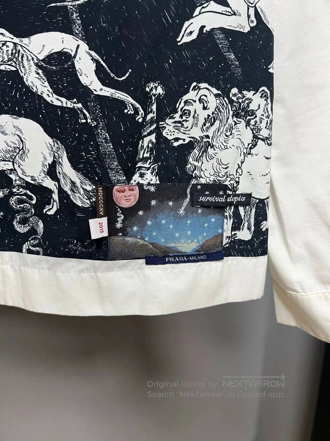 Prada Prada Artist Collaboration Shirt. Size S / US 4 / IT 40 - 3 Thumbnail