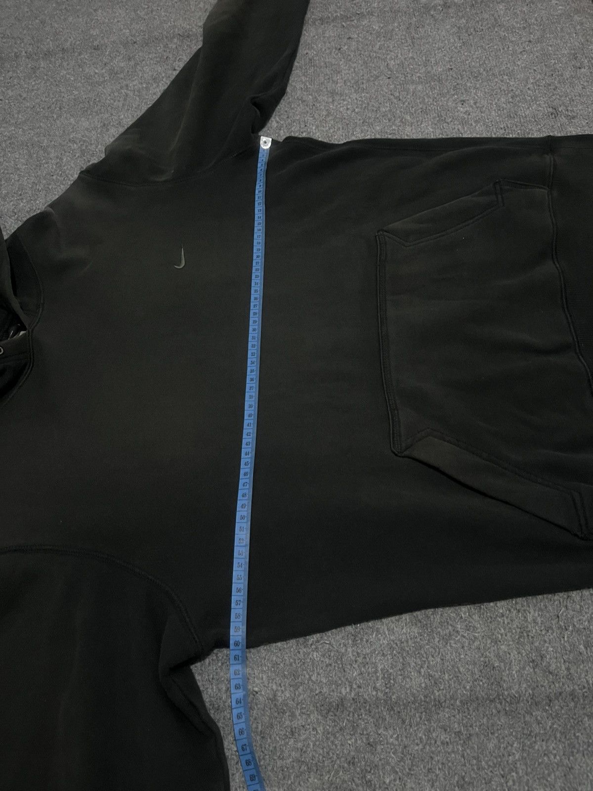 Nike Nike Mini Swoosh Hoodie Original Black Faded Size US M / EU 48-50 / 2 - 12 Thumbnail