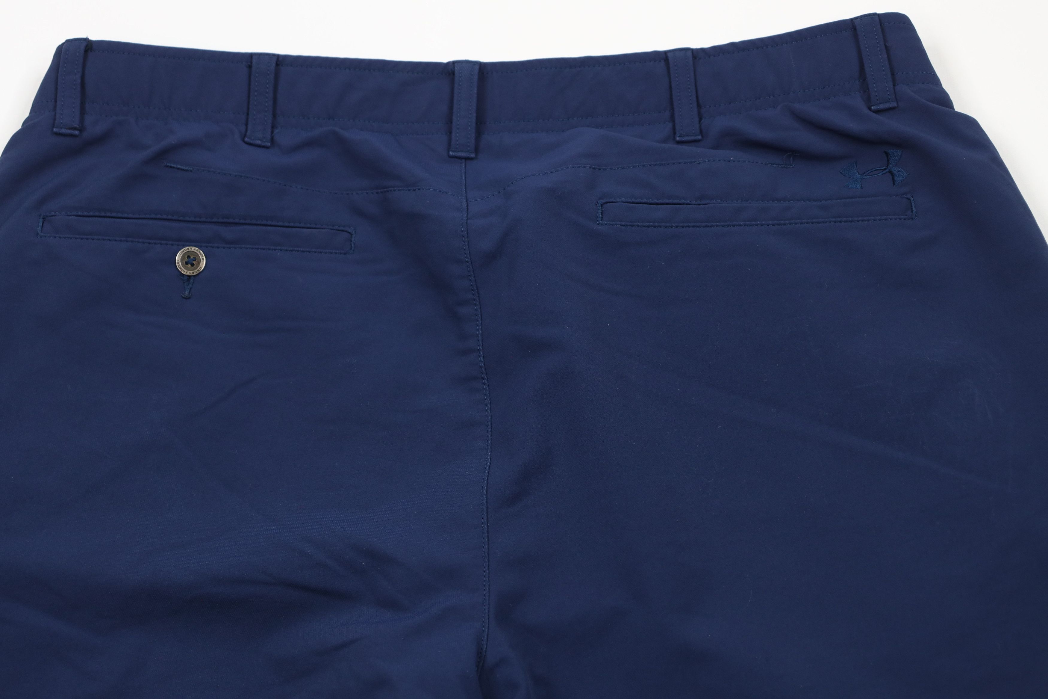 Under Armour × Vintage Under Armour Stretch Tech Golfing Golf Chino Pants Blue Size US 40 / EU 56 - 8 Thumbnail