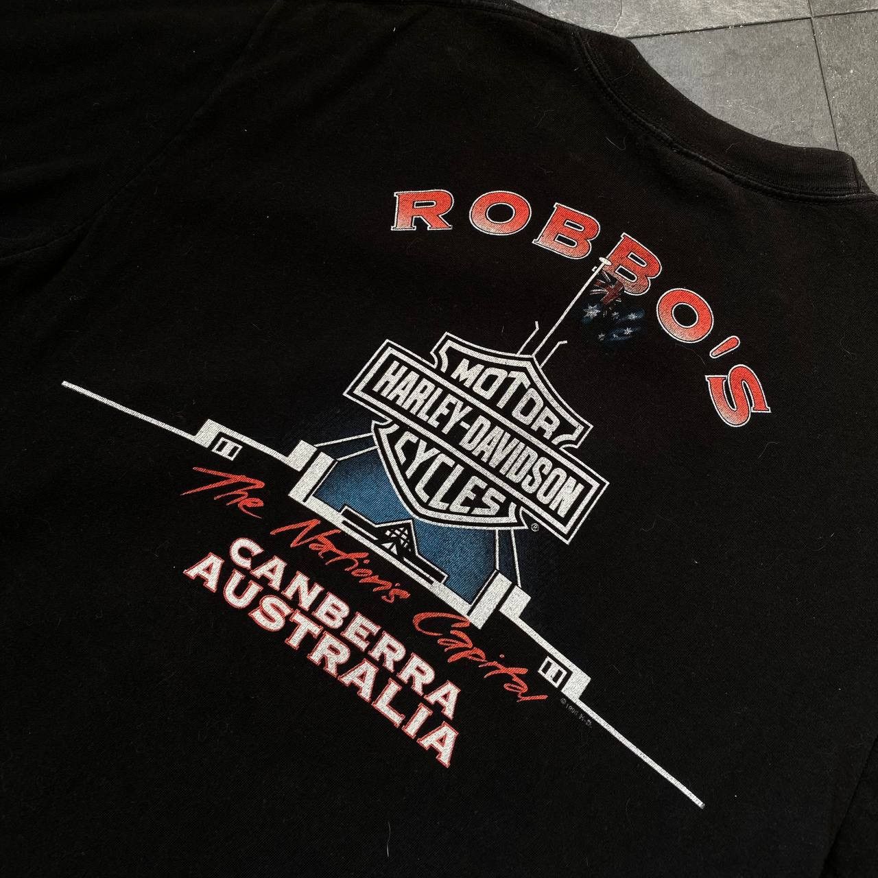 Vintage Vintage 1996 big logo Harley Davidson Australia no worries Size US L / EU 52-54 / 3 - 10 Thumbnail